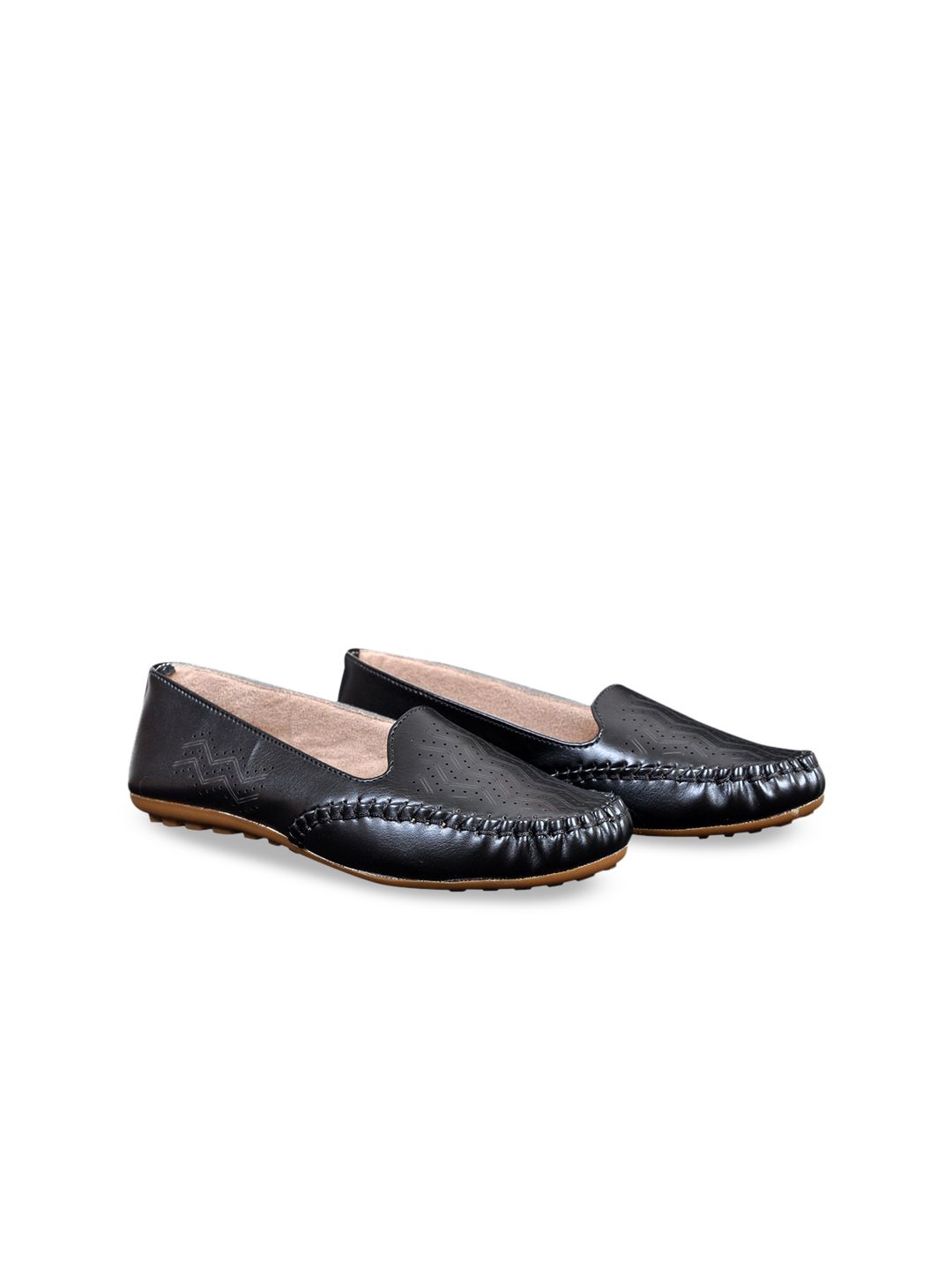 saanvishubh Women Textured Loafers-image-20