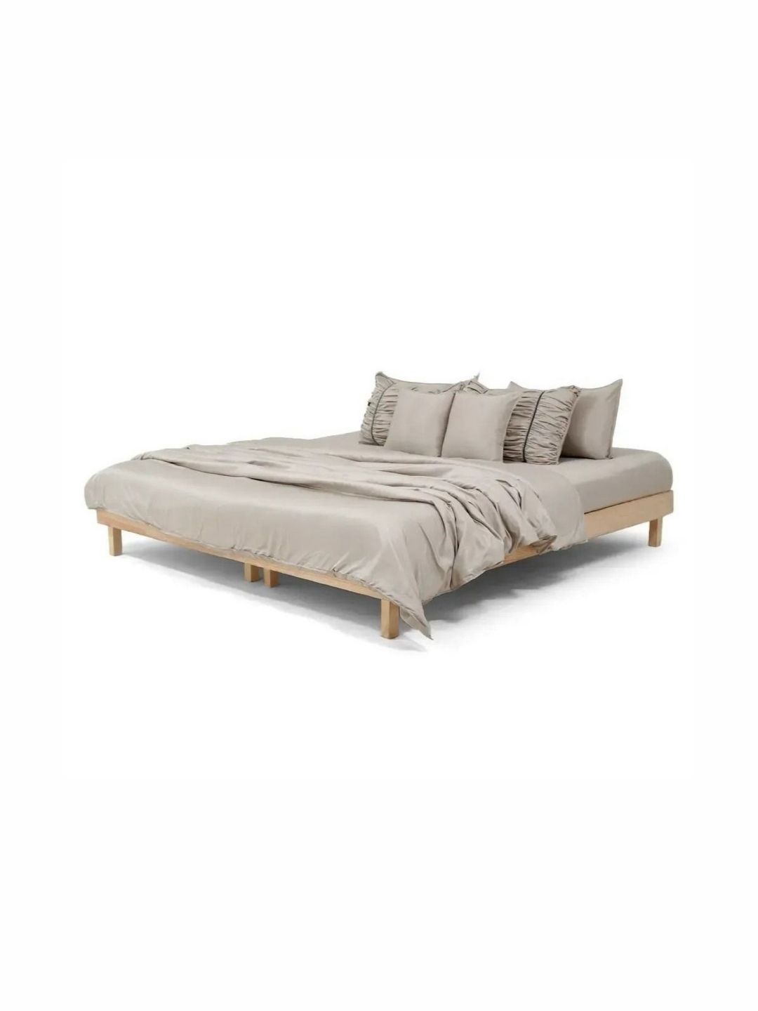 Zarf Grey 8 Pieces Double King Superfine Bedding Set-picture-19