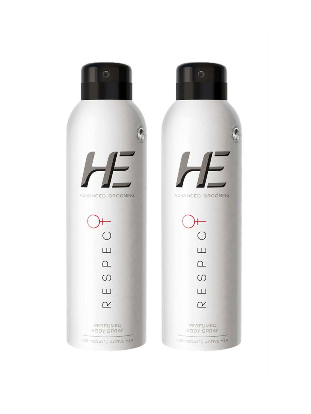 HE Set Of 2 Men Respect Perfumed Body Spray Deodorant - 100g Each-picture-48