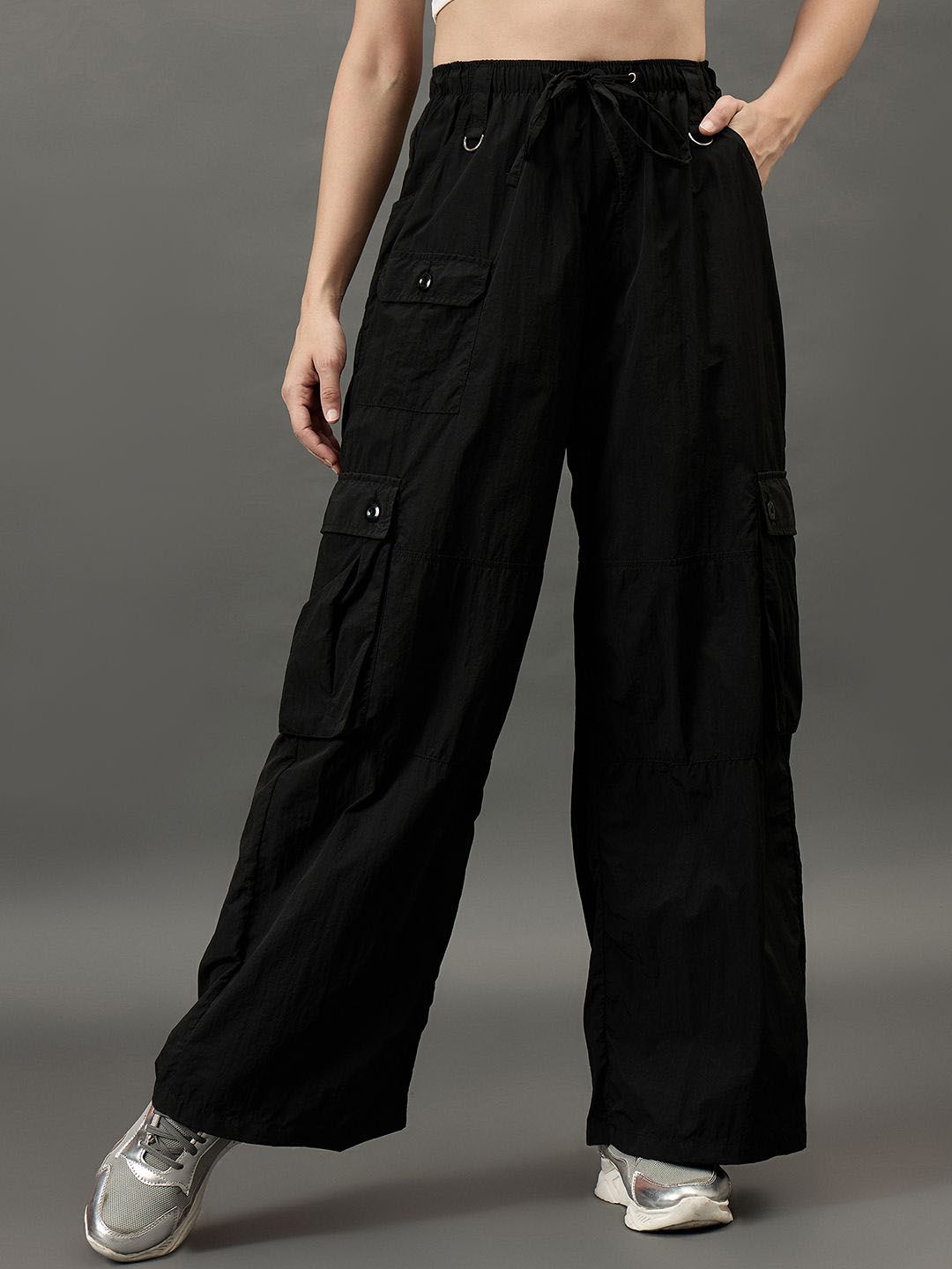 Mast & Harbour Women Regular Fit Mid-Rise Trousers-picture-14