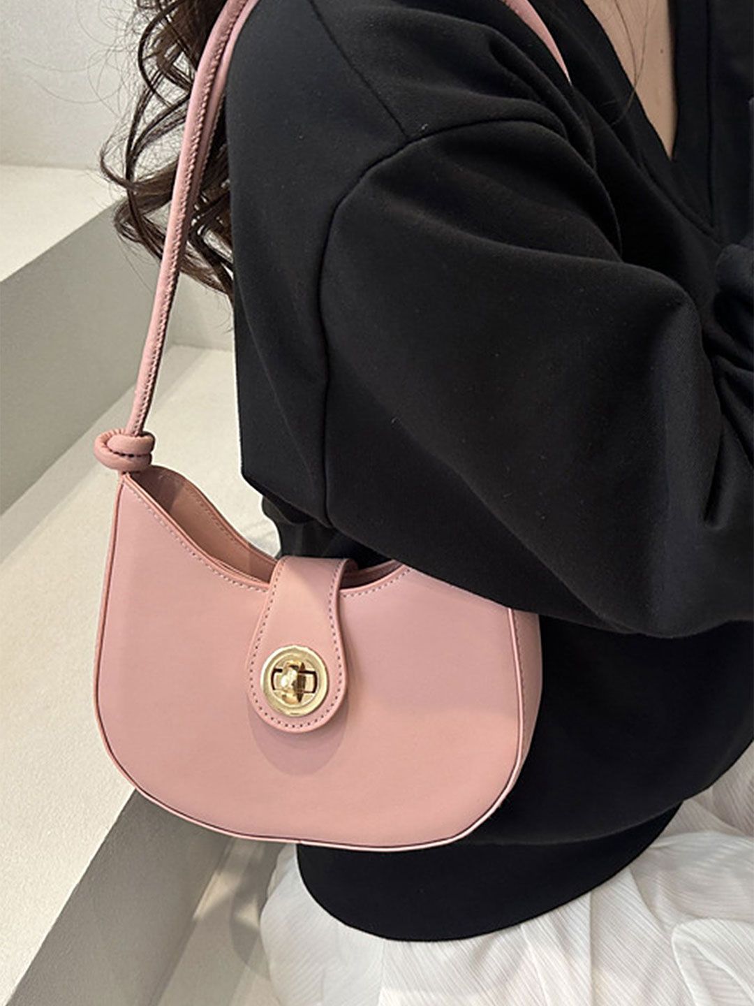 LULU & SKY PU Structured Handheld Bag-image-41