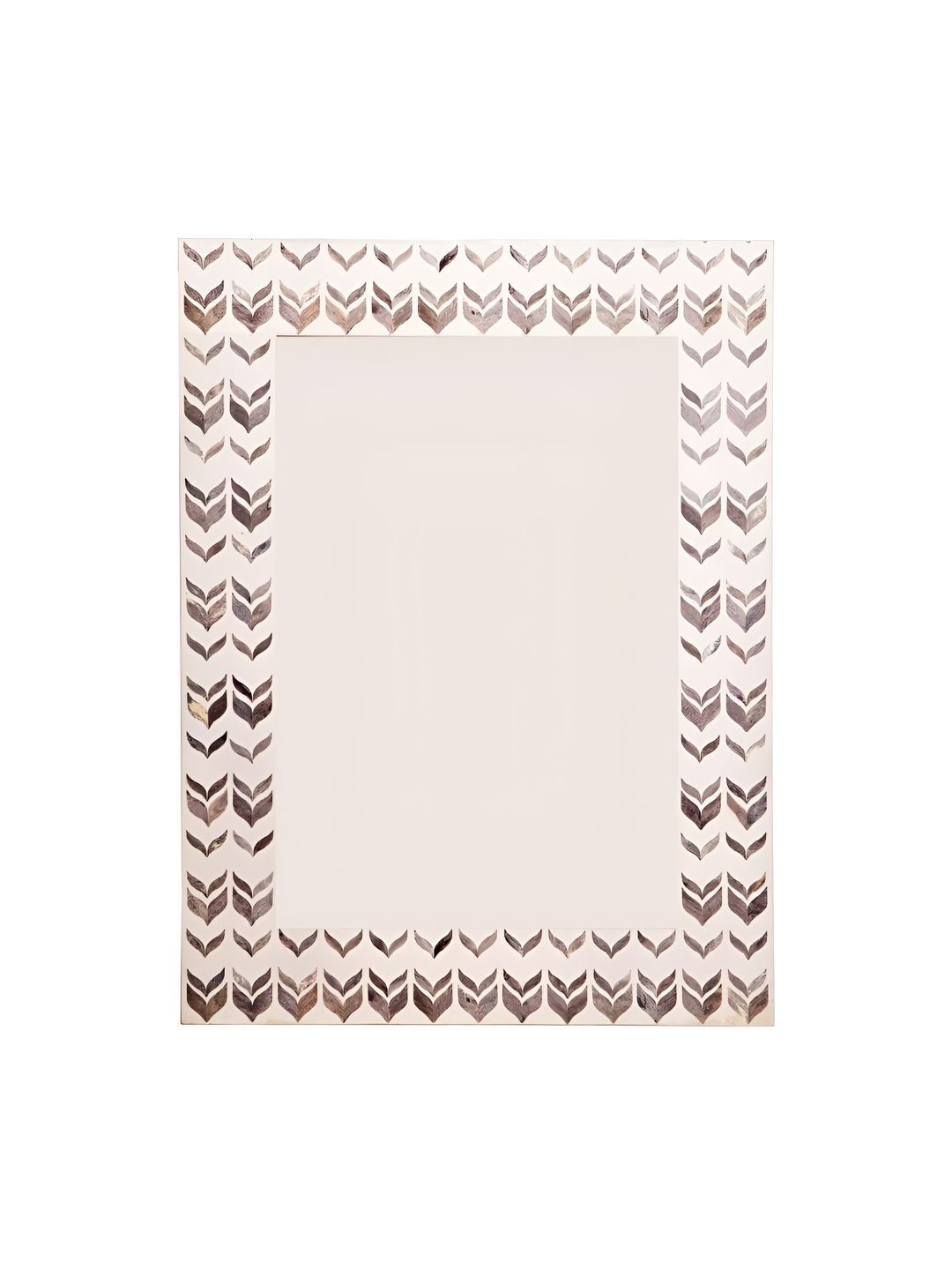 House Of Accents Beige & Brown Textured Wooden Perry Mirror-picture-22