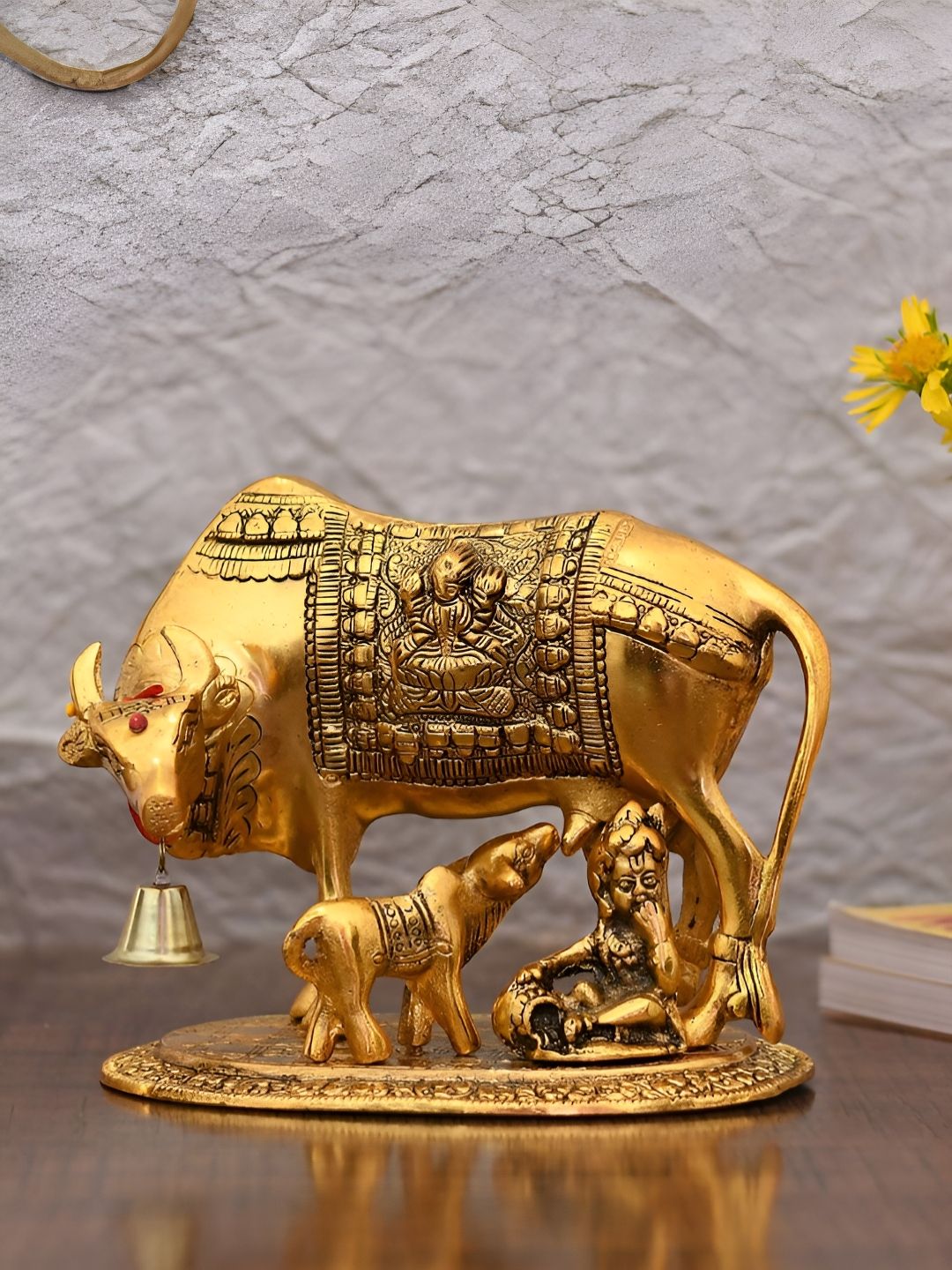 Aura Gold-Toned Idol Showpiece-image-9