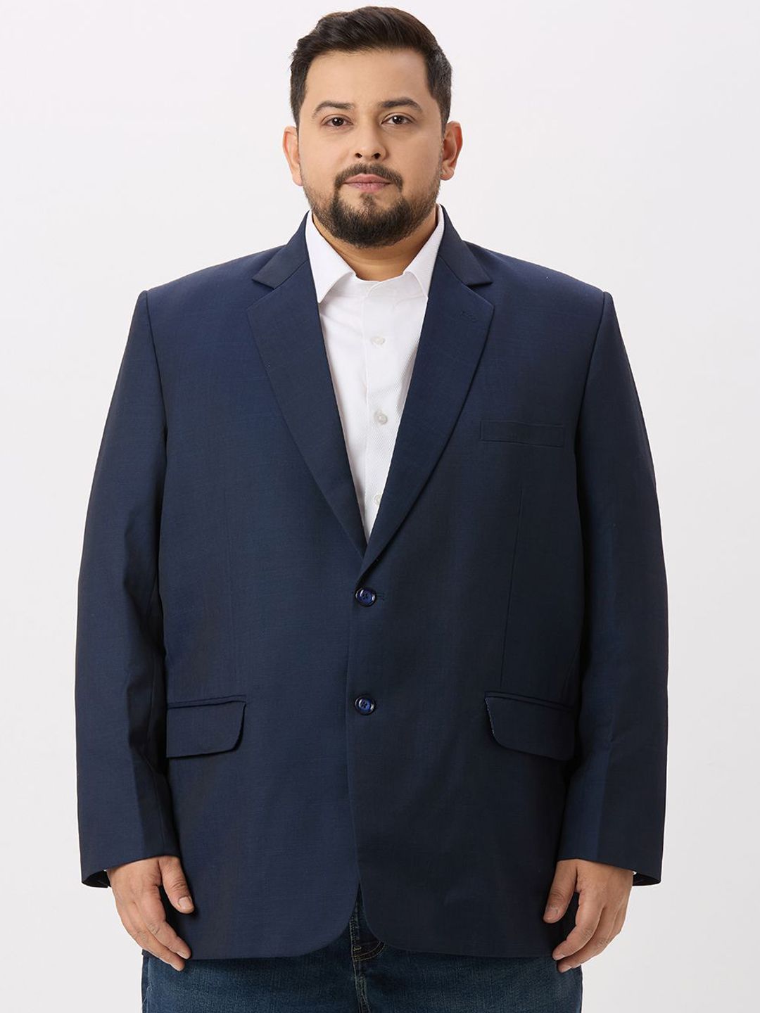 Santonio Men Plus Size Single-Breasted Casual Blazer-picture-13