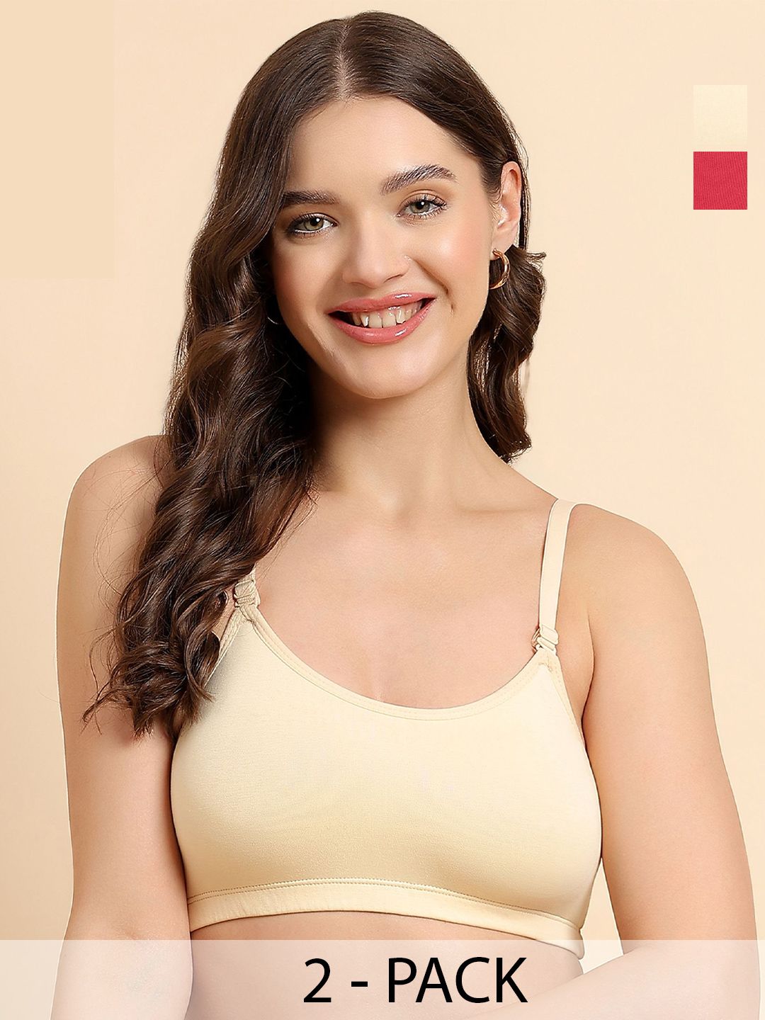 KOMLI Bralette Bra Full Coverage-picture-0