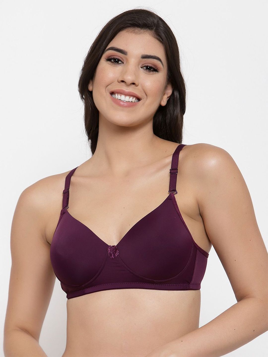 SHYAM SONS FLAIR Women Pack of 2 Full Solid Lightly Padded Regular T-shirt Bra-picture-36