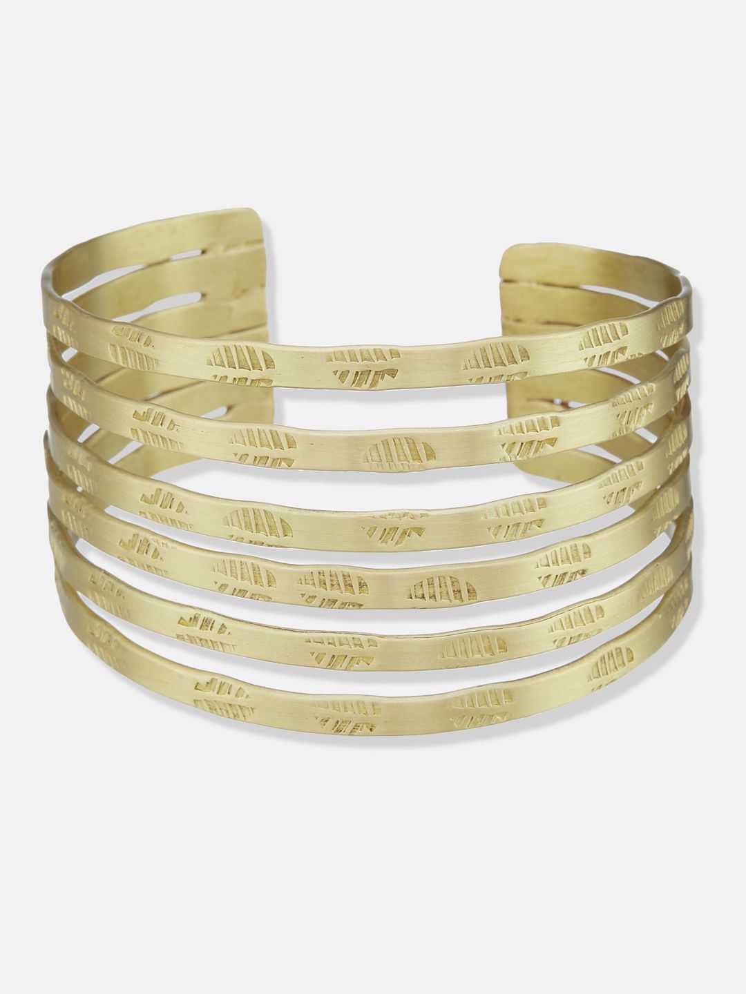 ATIBELLE Set Of 2 Gold-Plated Cuff Bracelet