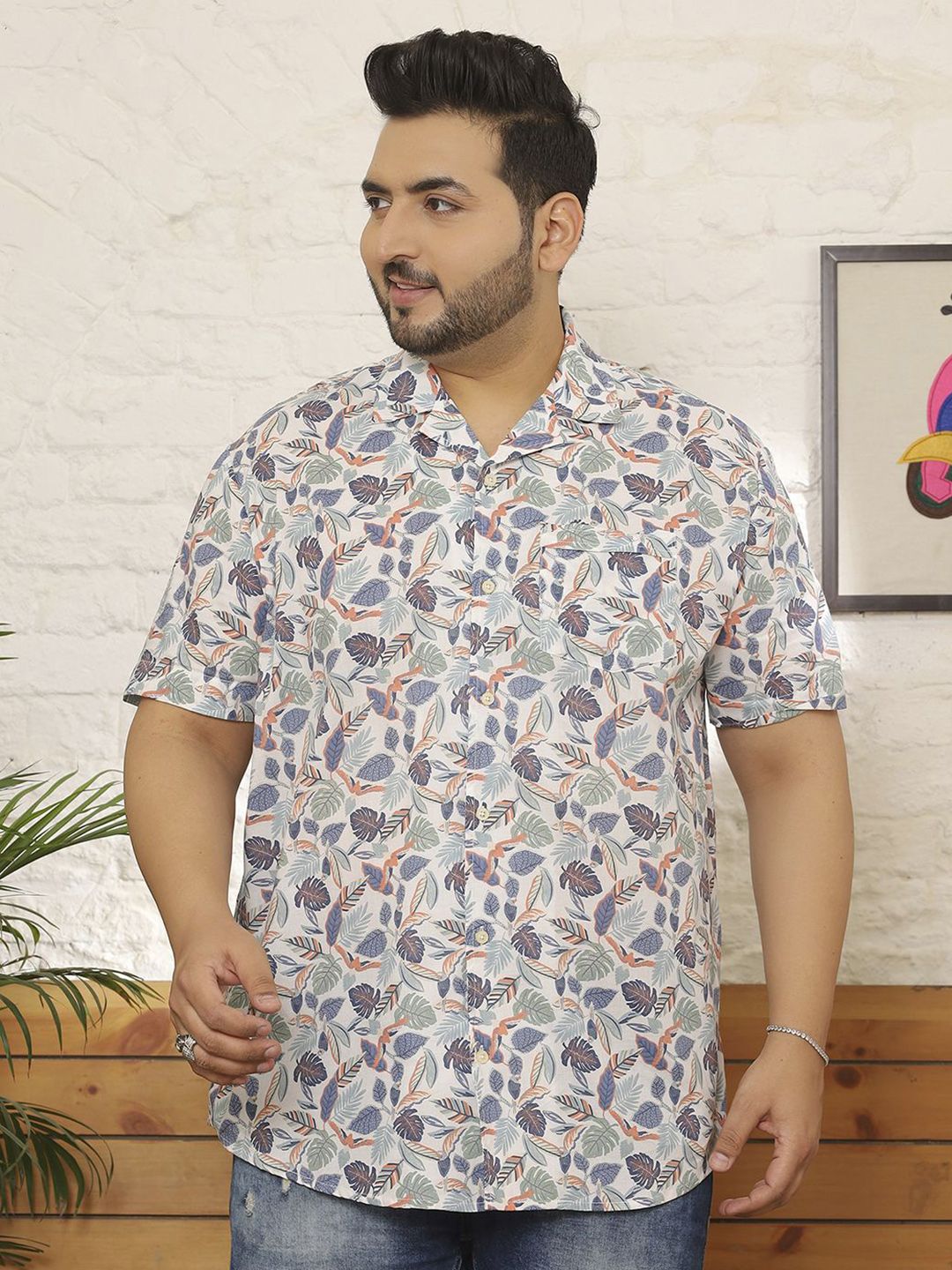 bigbanana Men Plus Size Printed Casual Shirt-picture-23