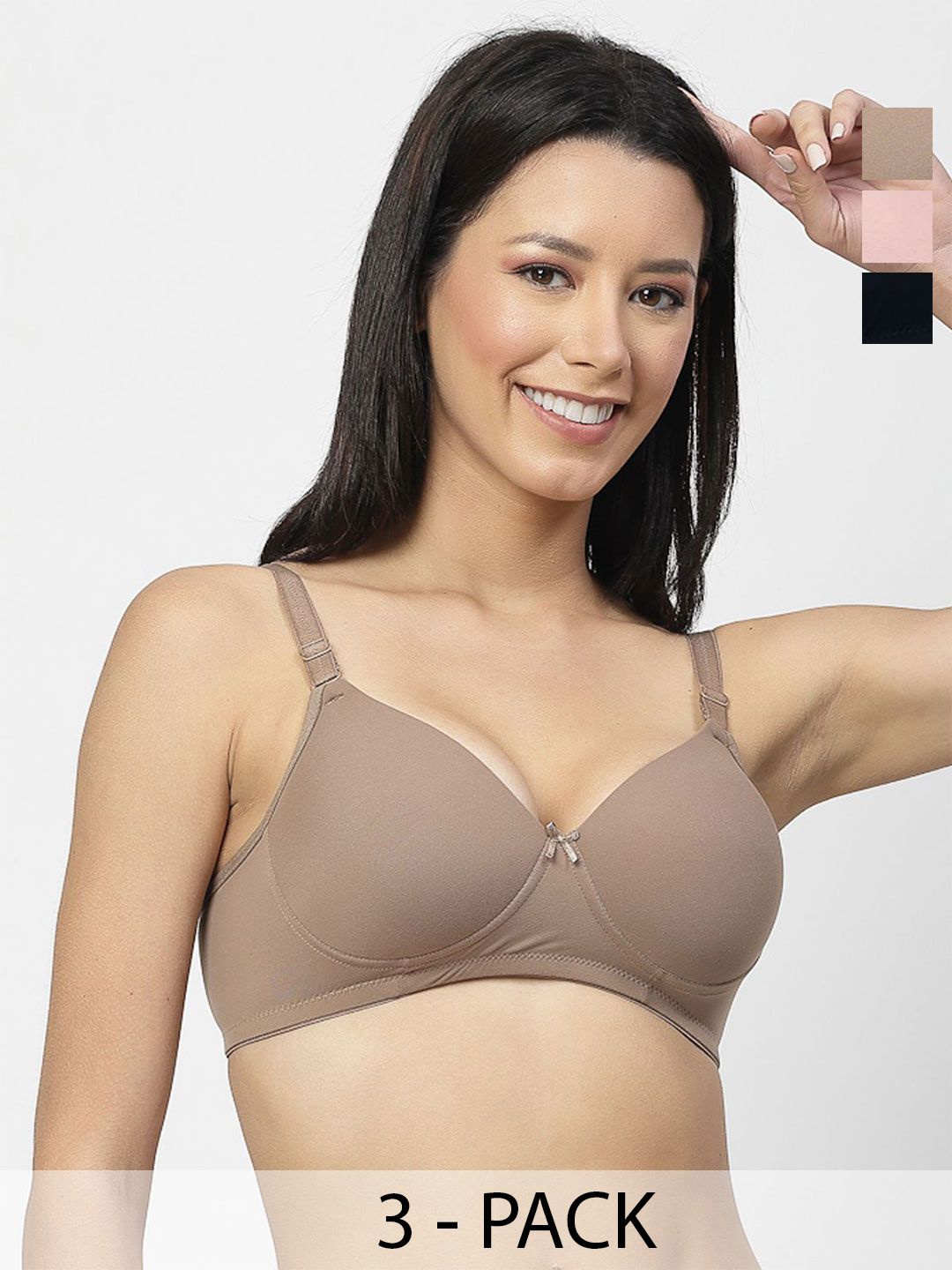 SHYAM SONS FLAIR  Pack Of 2 Full Coverage Lightly Padded Bra