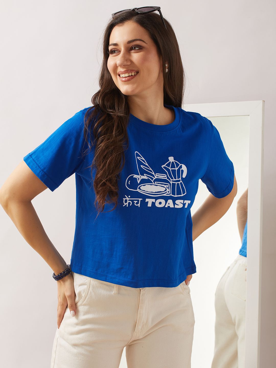 Globus Oversized Graphic Printed Round Neck Cotton T-Shirt-picture-19