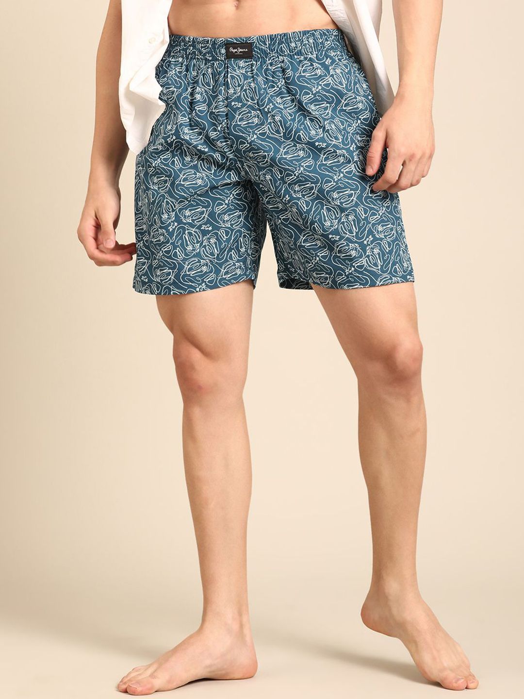 Pepe Jeans Printed Pure Cotton Breatheable Boxer 8909345003153-picture-38