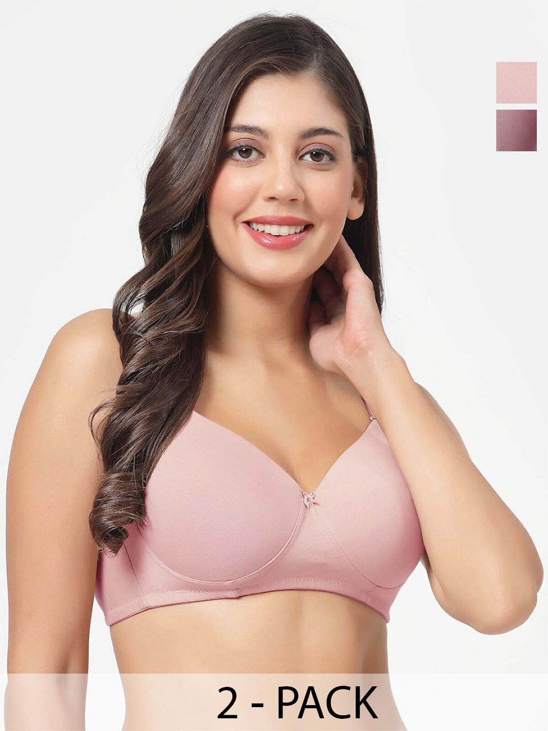 SHYAM SONS FLAIR Women Pack of 2 Bra Full Coverage Lightly Padded-picture-37