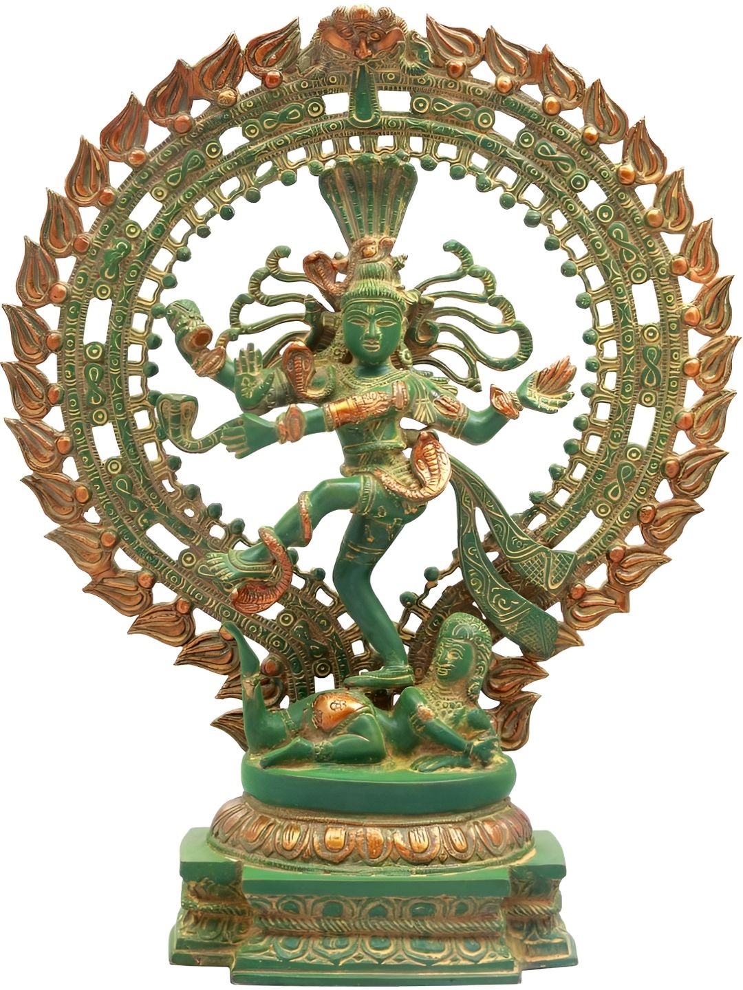 Exotic India Green Religious Figurine Showpiece-picture-31