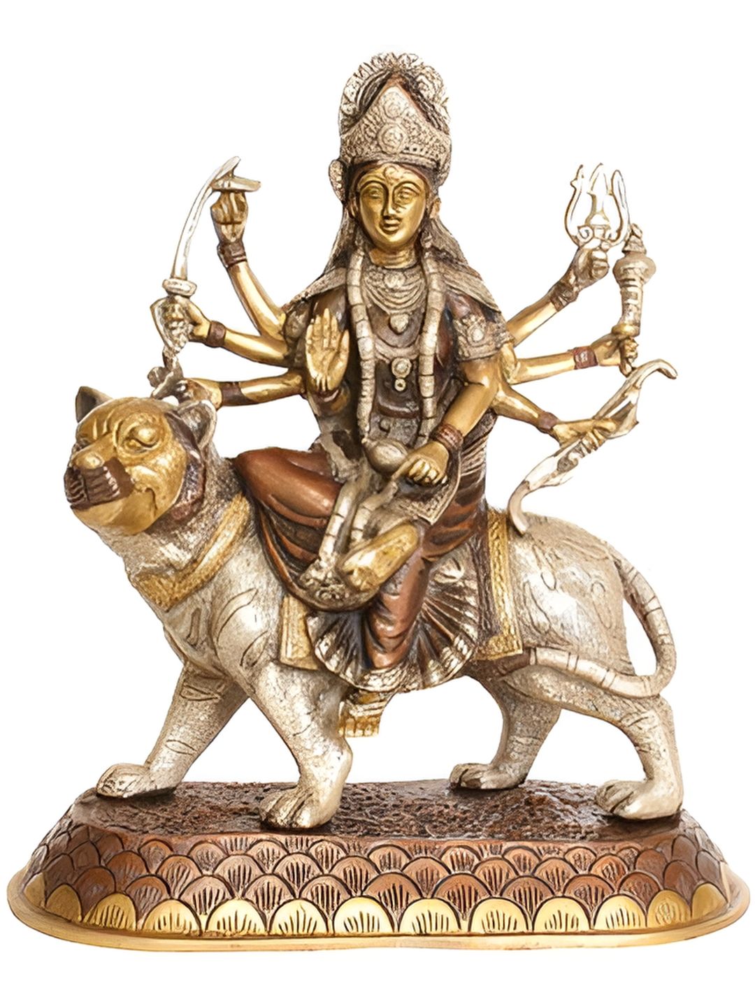Exotic India Gold-Toned Religious Figurine Showpiece-picture-37
