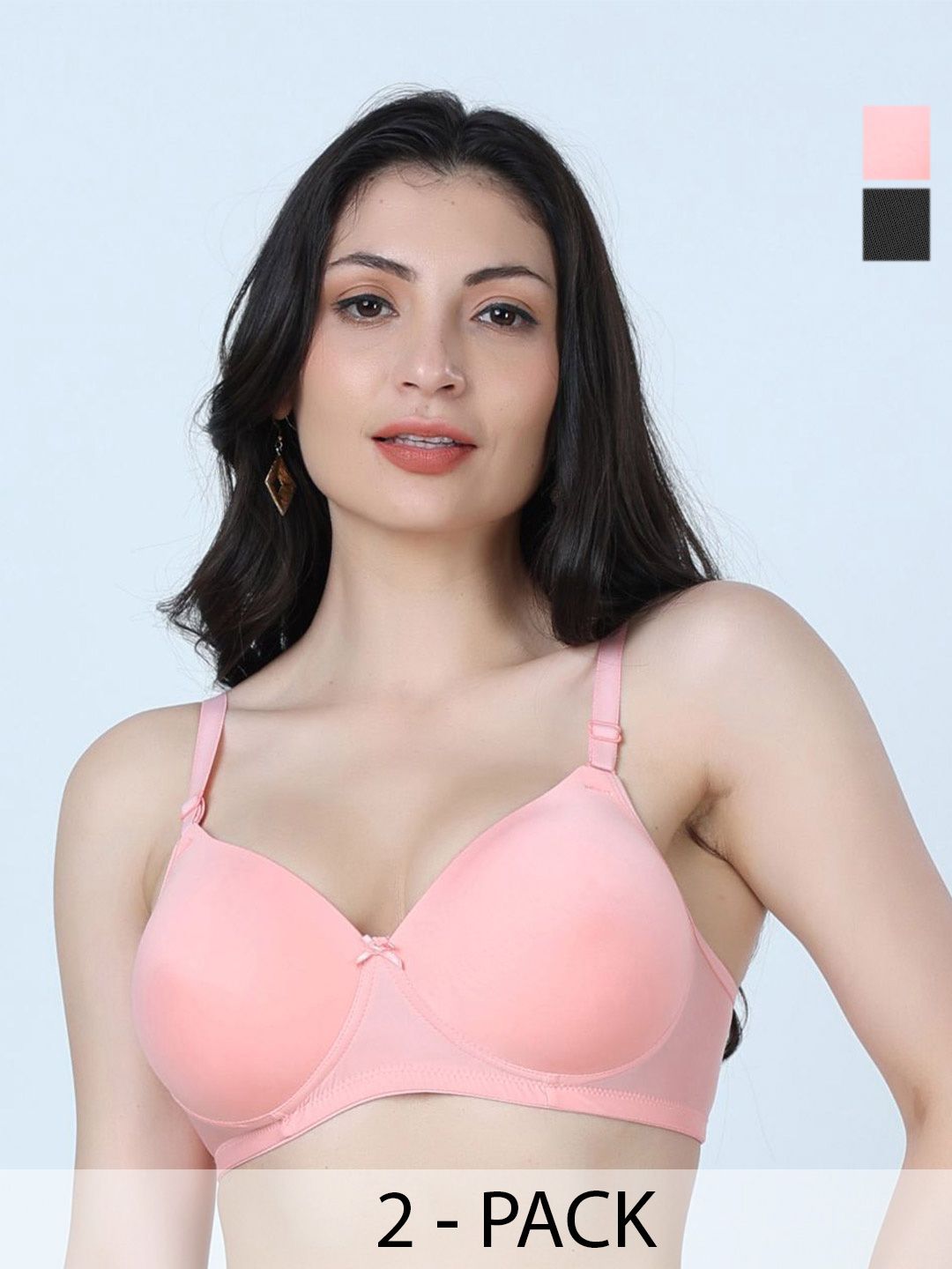 SHYAM SONS FLAIR Women Pack Of 2 Full Coverage Padded Bra-picture-32