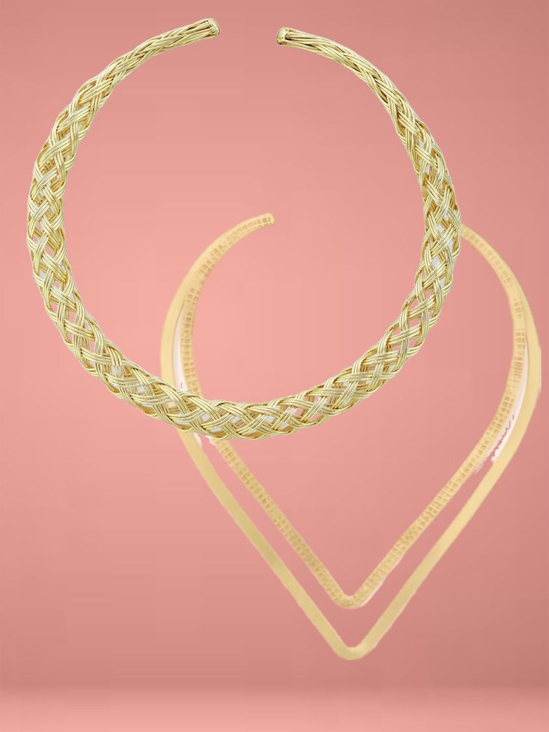ATIBELLE Set Of 2 Gold-Plated Necklace