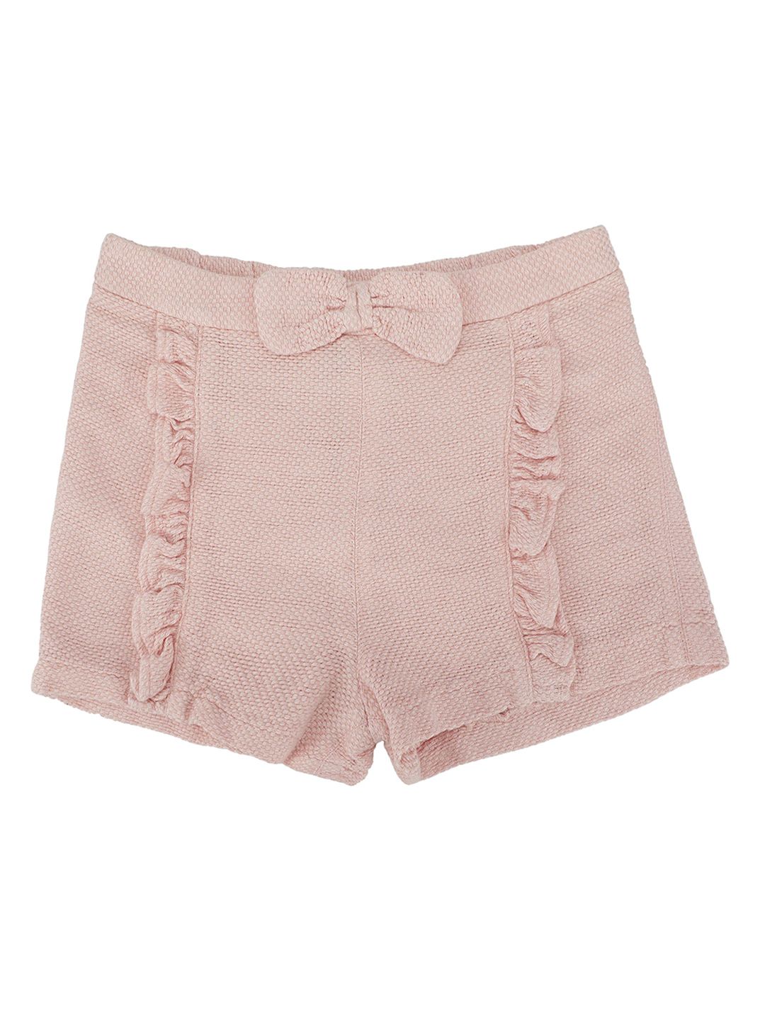 Cot'N Soft Girls Self Design Mid-Rise Kids Shorts-picture-24