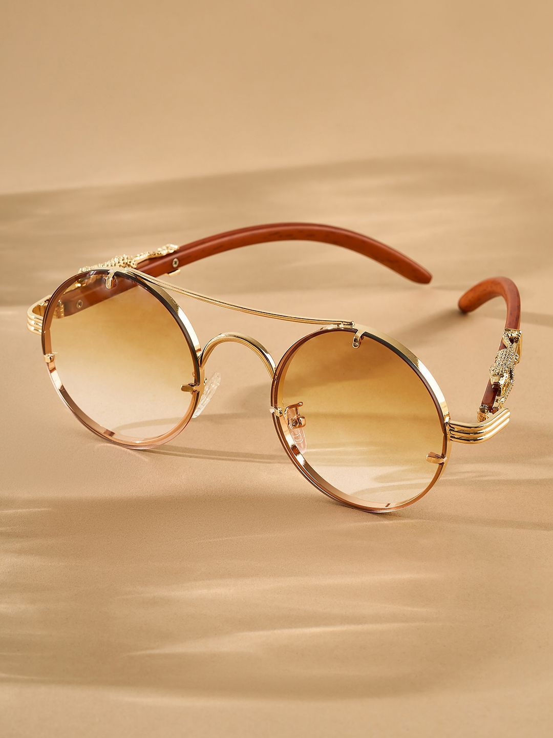 JOKER & WITCH Women UV Protected Lens Round Sunglasses JWSG205-image-47