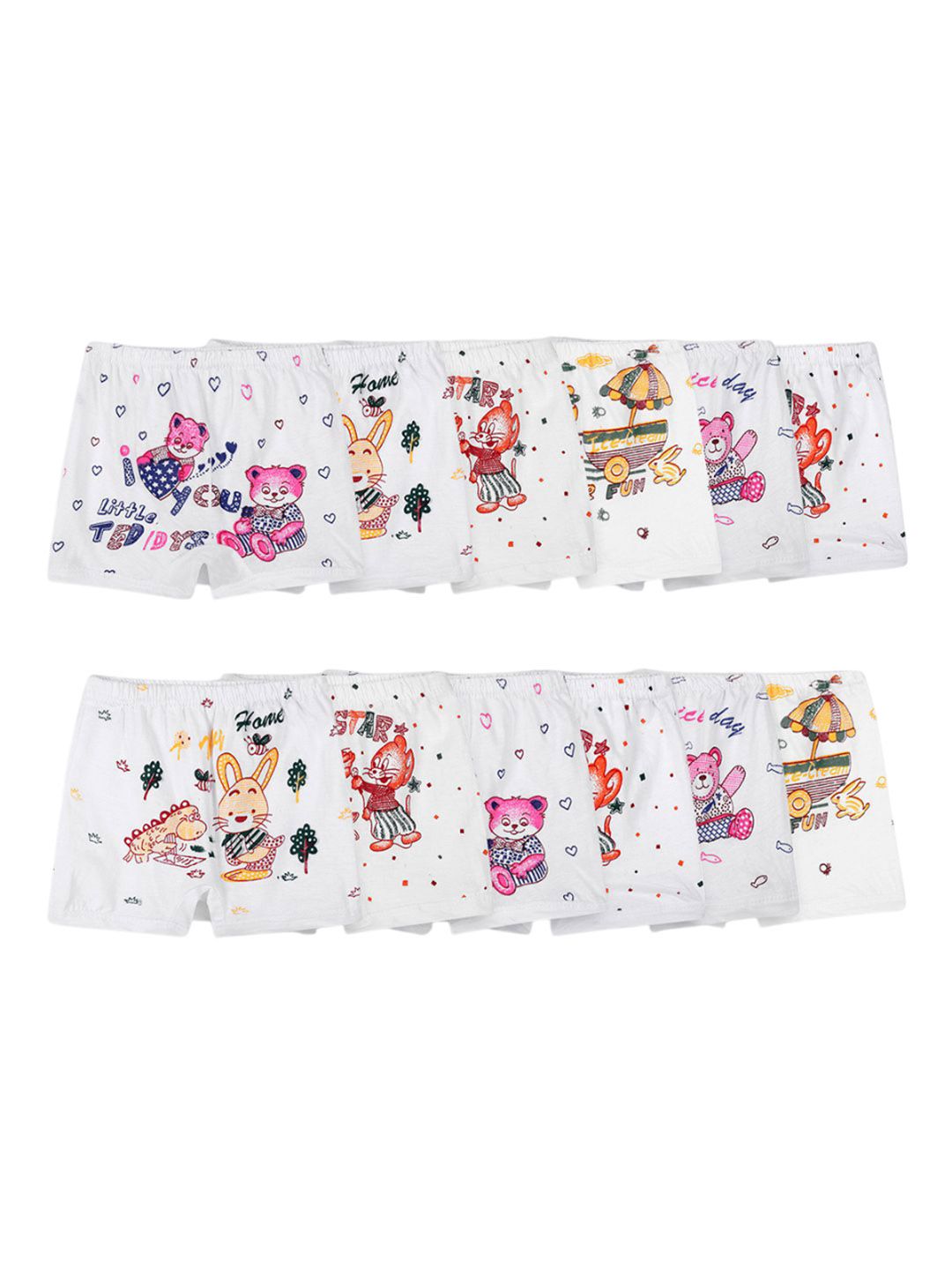 VastraMilap Infants Pack Of 12 Printed Pure Cotton Boy Shorts Briefs 87_W.S.P_PO-12-picture-35