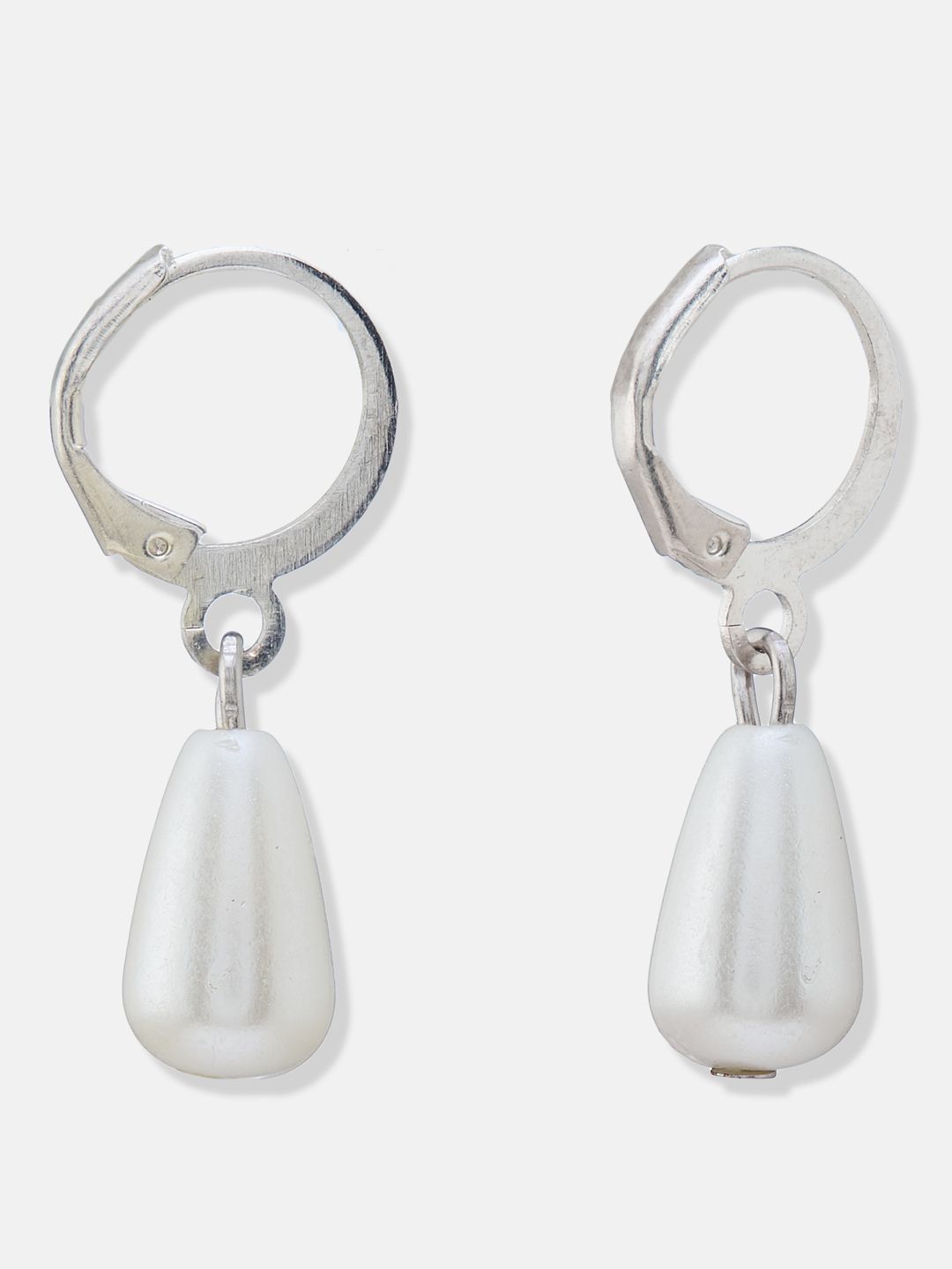ATIBELLE Set Of 2 German Silver-Plated Contemporary Drop Earrings