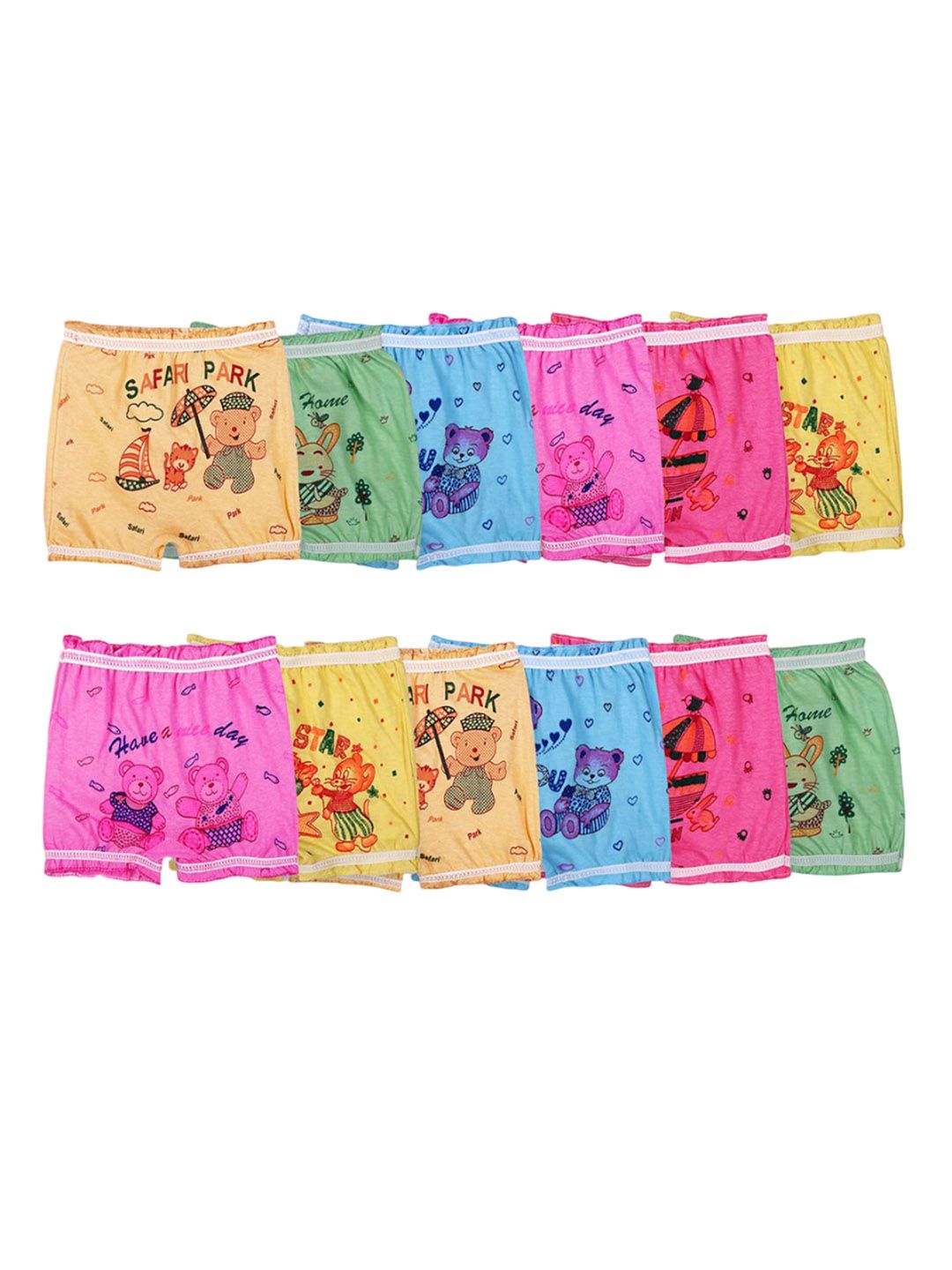 VastraMilap Infants Pack Of 12 Printed Pure Cotton Boy Shorts Briefs 91_B.P_PO-12-picture-42