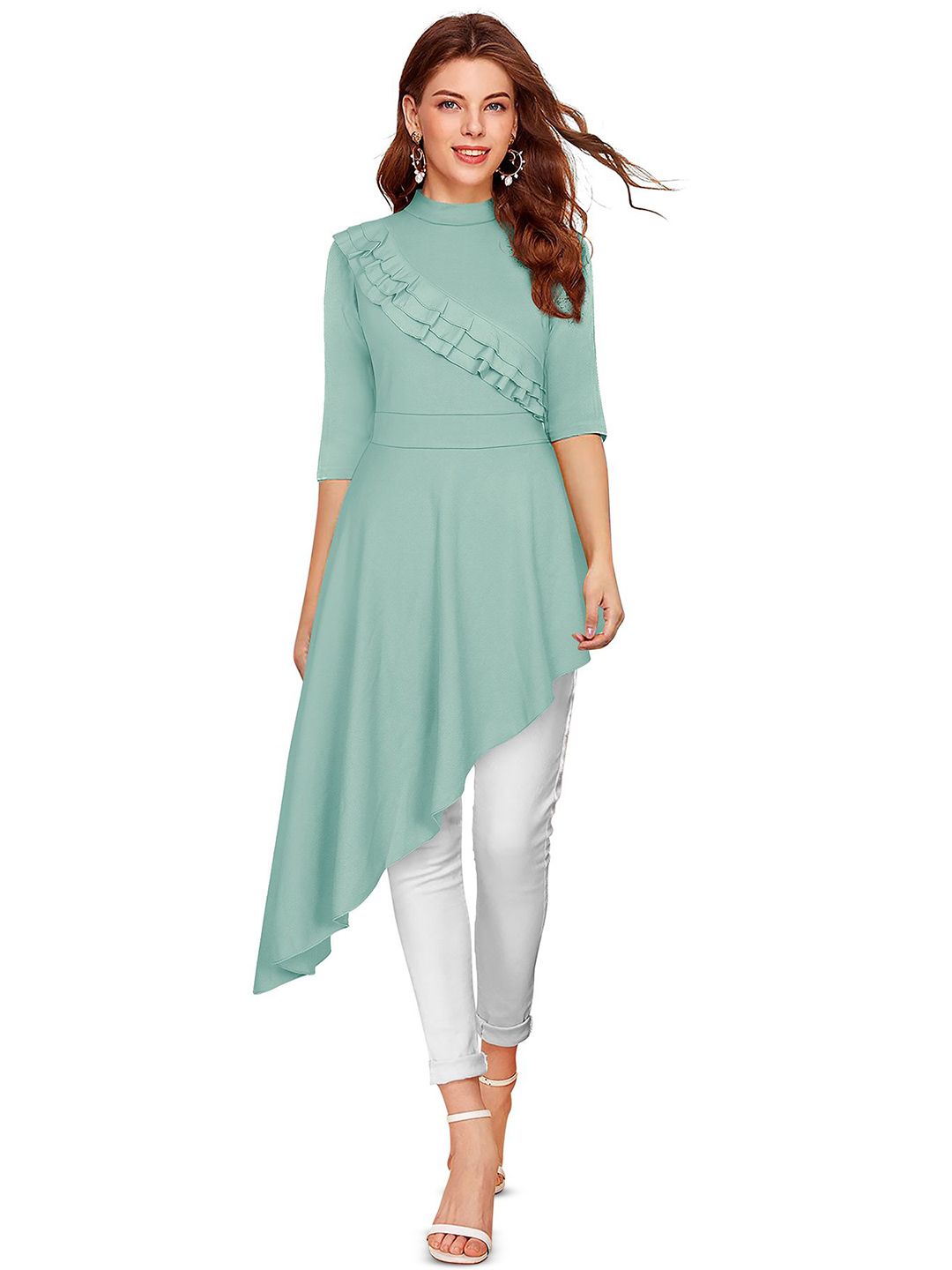KREADAA Women Solid A-Line Kurta-picture-11