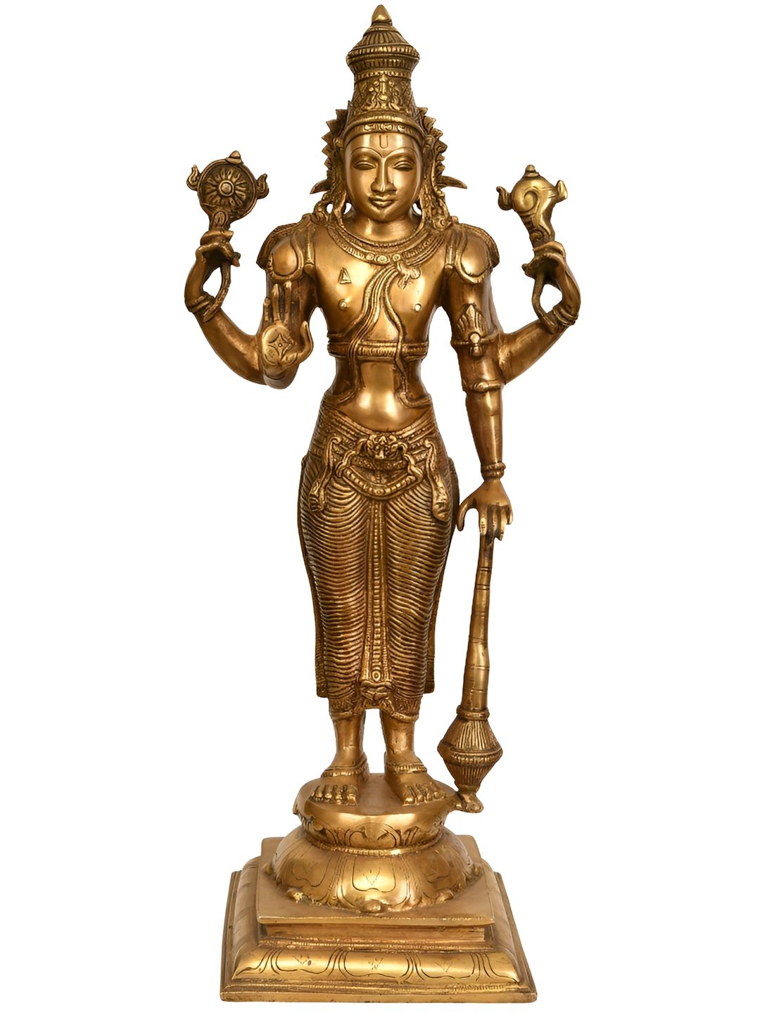 Exotic India Gold-Toned Religious Figurine Showpiece-picture-13
