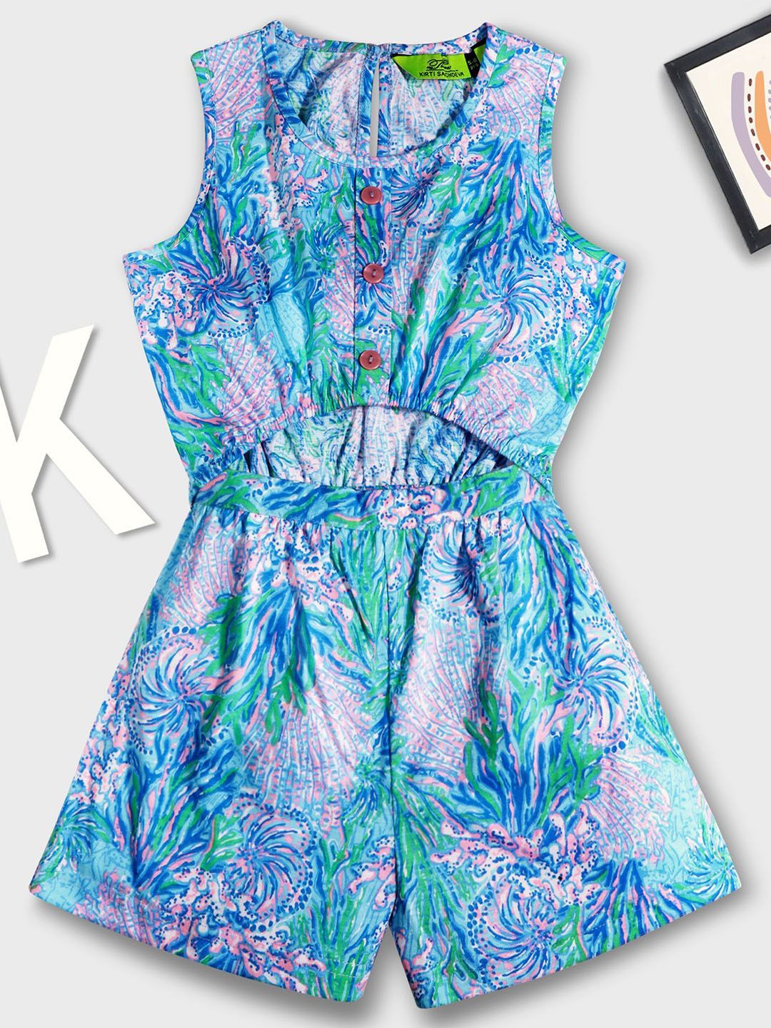 Tiara Girls Printed Jumpsuit-picture-19