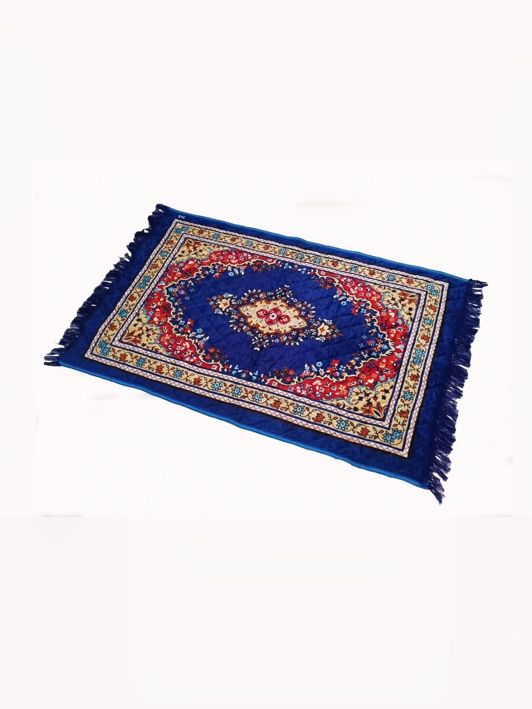 AAZEEM Blue & Red Ethnic Motifs Floor Mat-picture-25