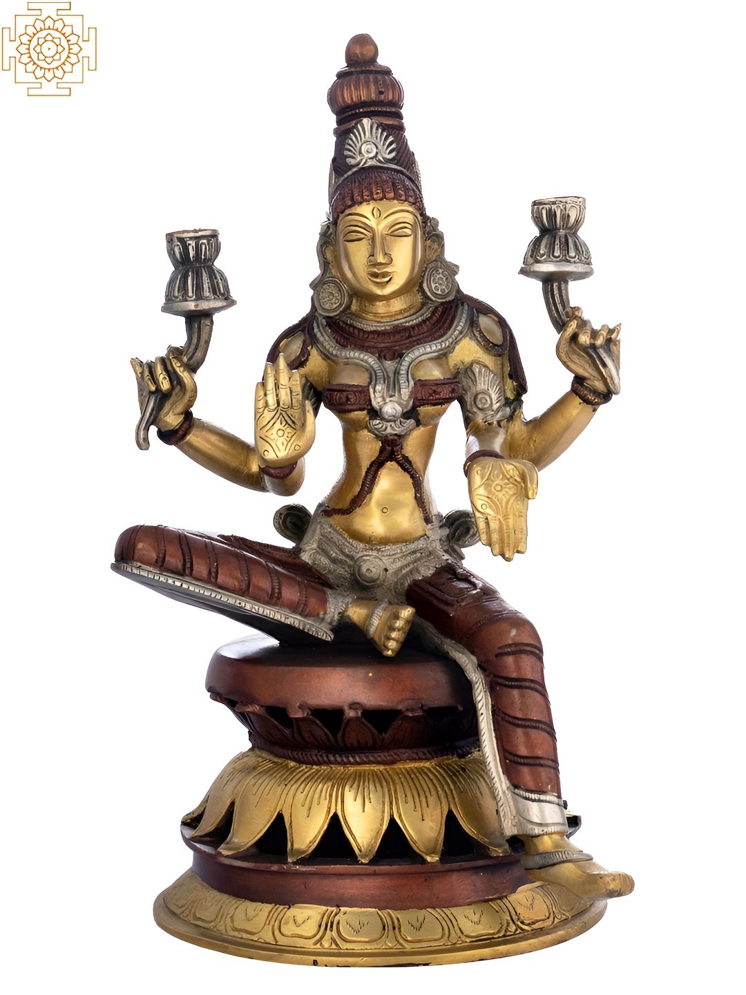 Exotic India Gold-Toned Religious Figurine Showpiece-picture-38