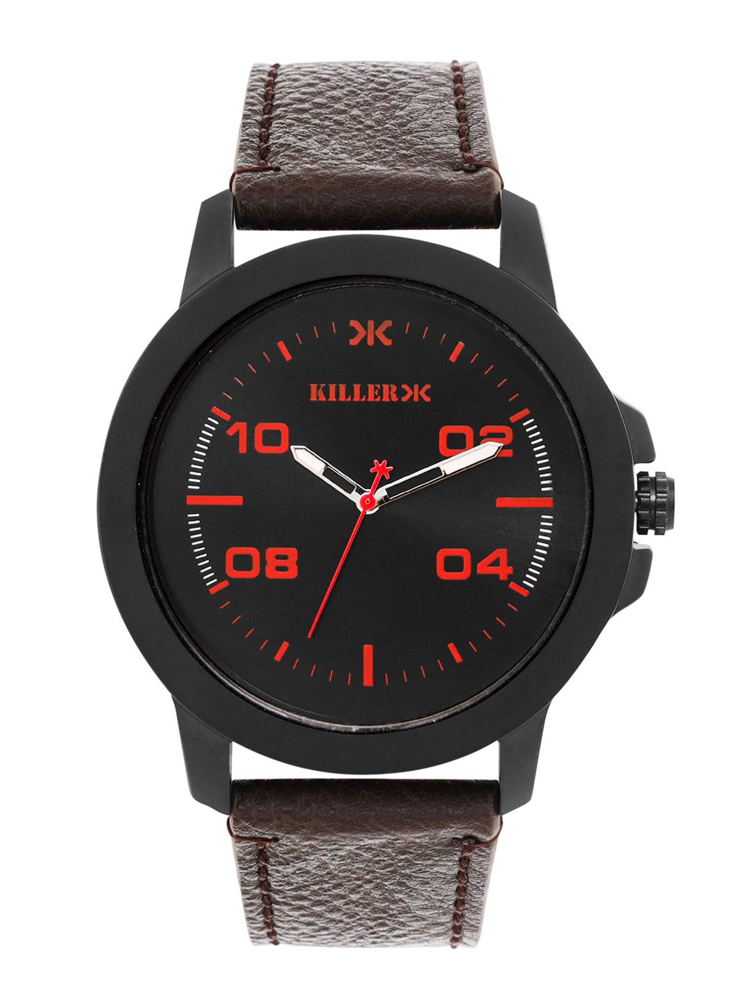 Killer Men Brass Printed Dial & Leather Straps Analogue Watch KL25-3A-picture-45