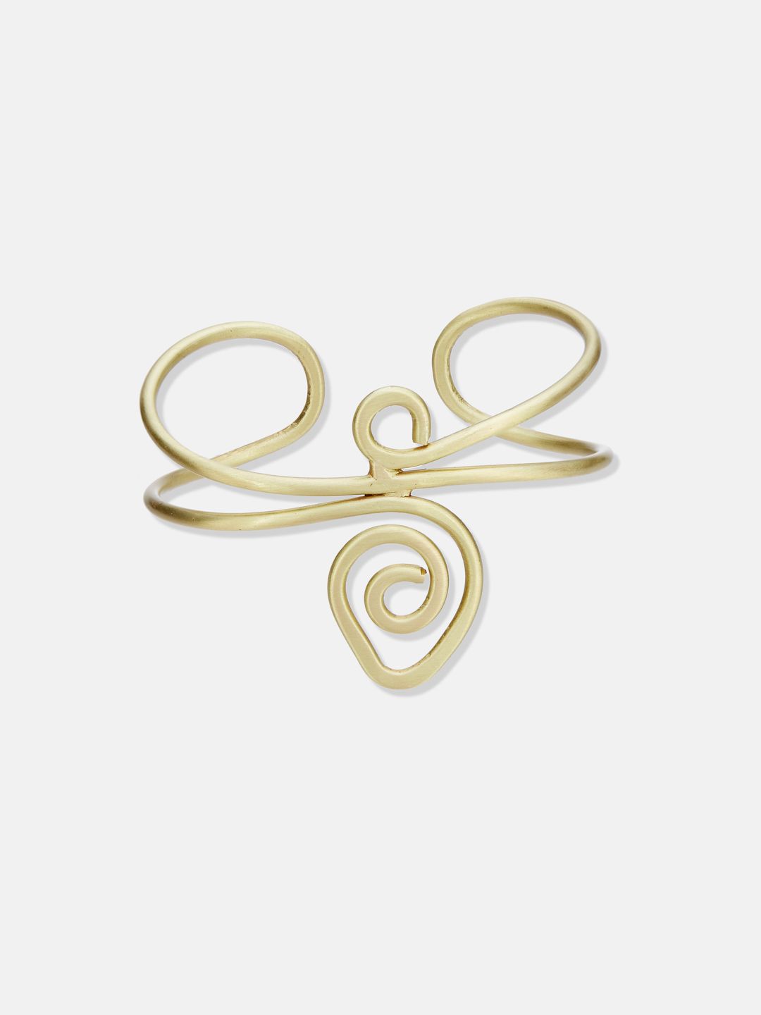 ATIBELLE Set Of 2 Gold-Plated Cuff Bracelet