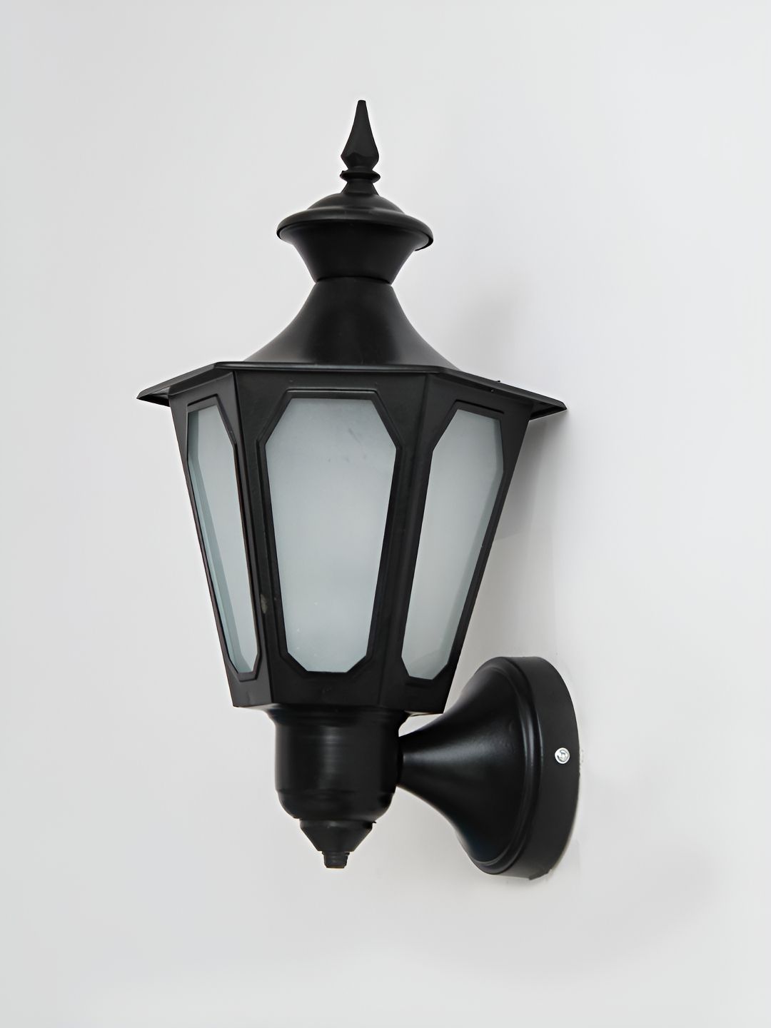 SHREE KALA HOME DECOR Black & White Metal Abstract Shaped Shaped Wall Lamp-picture-34