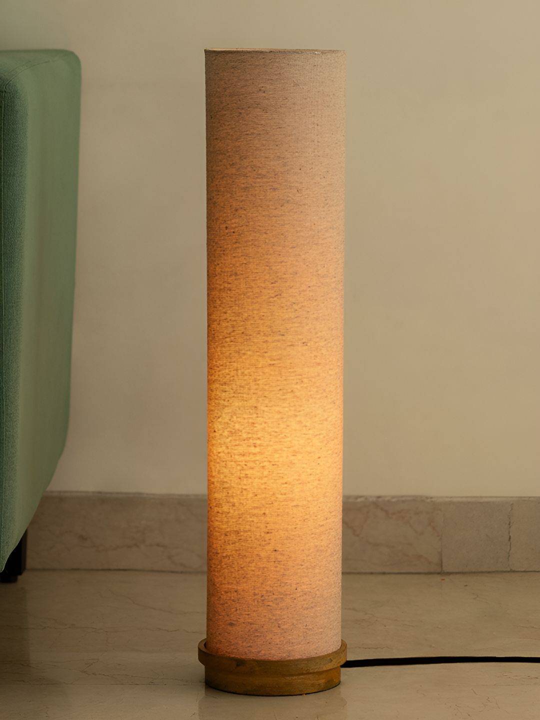 ExclusiveLane Ember Tower Brown Wooden Decorative Floor Lamp-picture-12