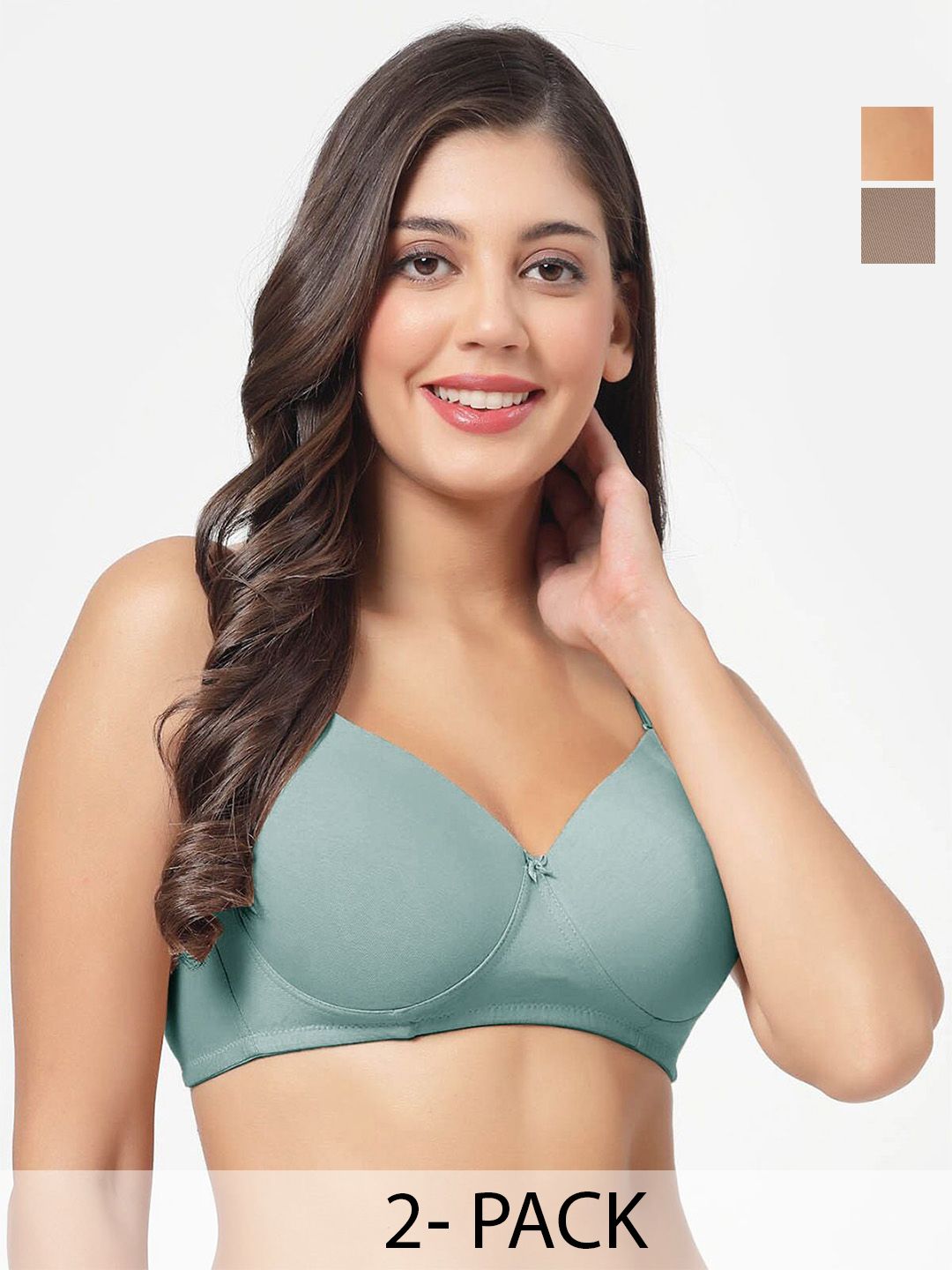 SHYAM SONS FLAIR Pack Of 2 Full Coverage Solid Bra