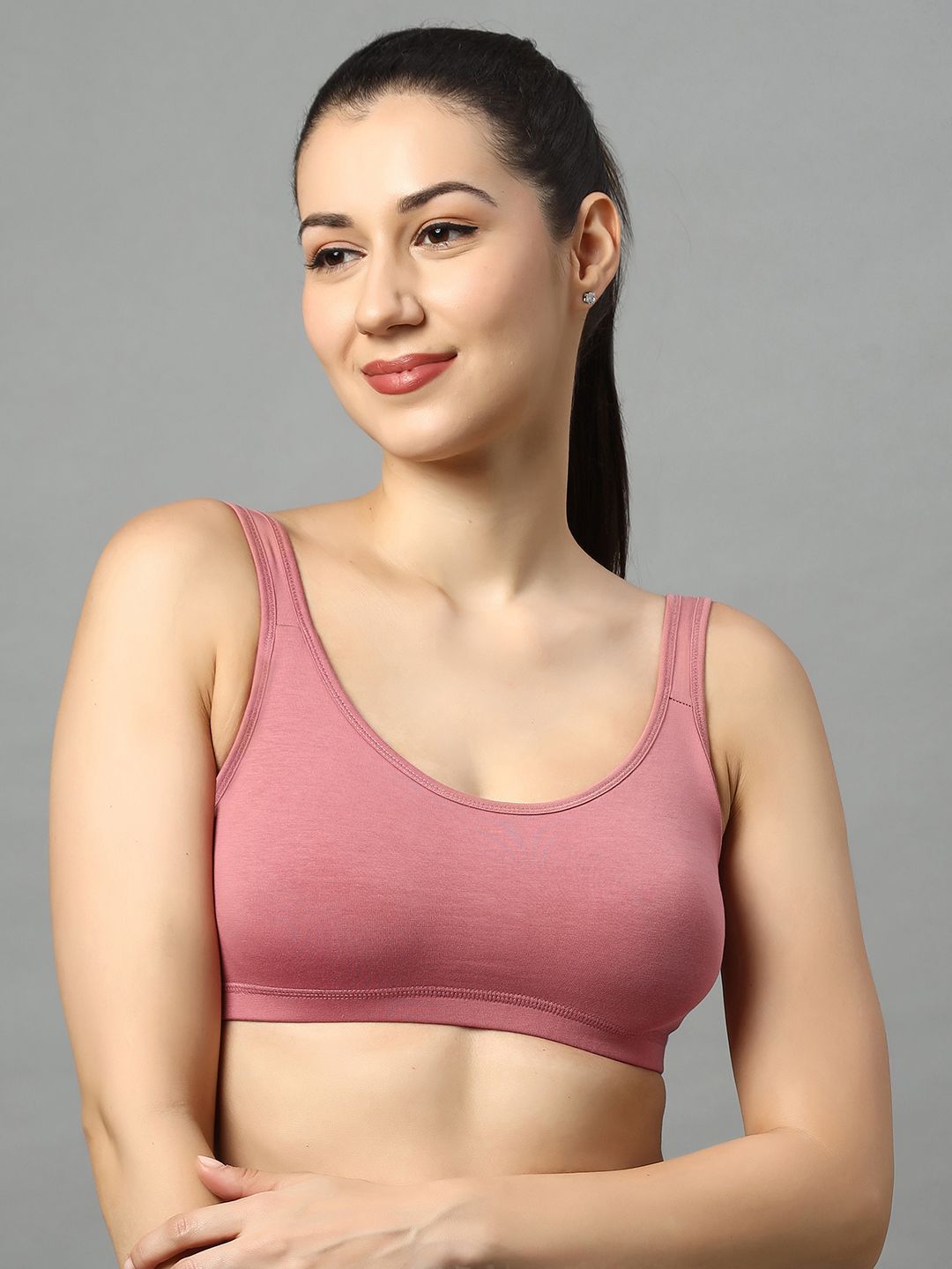 Luxora Full Coverage Medium Support Seamless Sports Bra