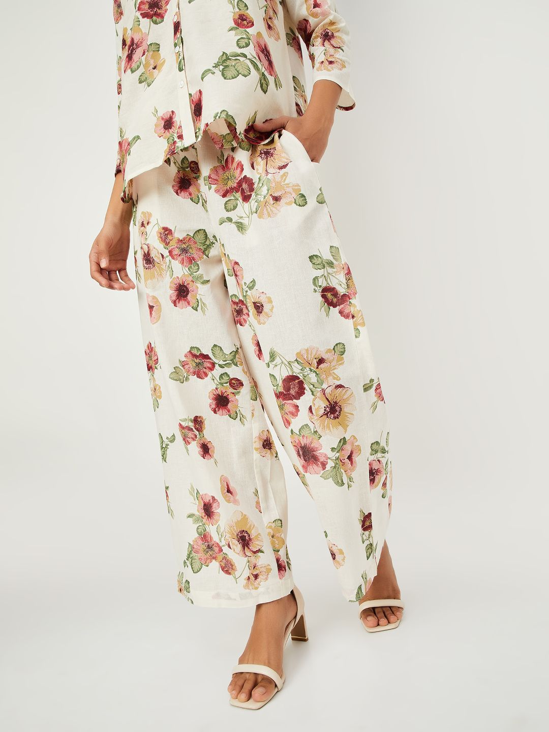 max Women Floral Printed Palazzos
