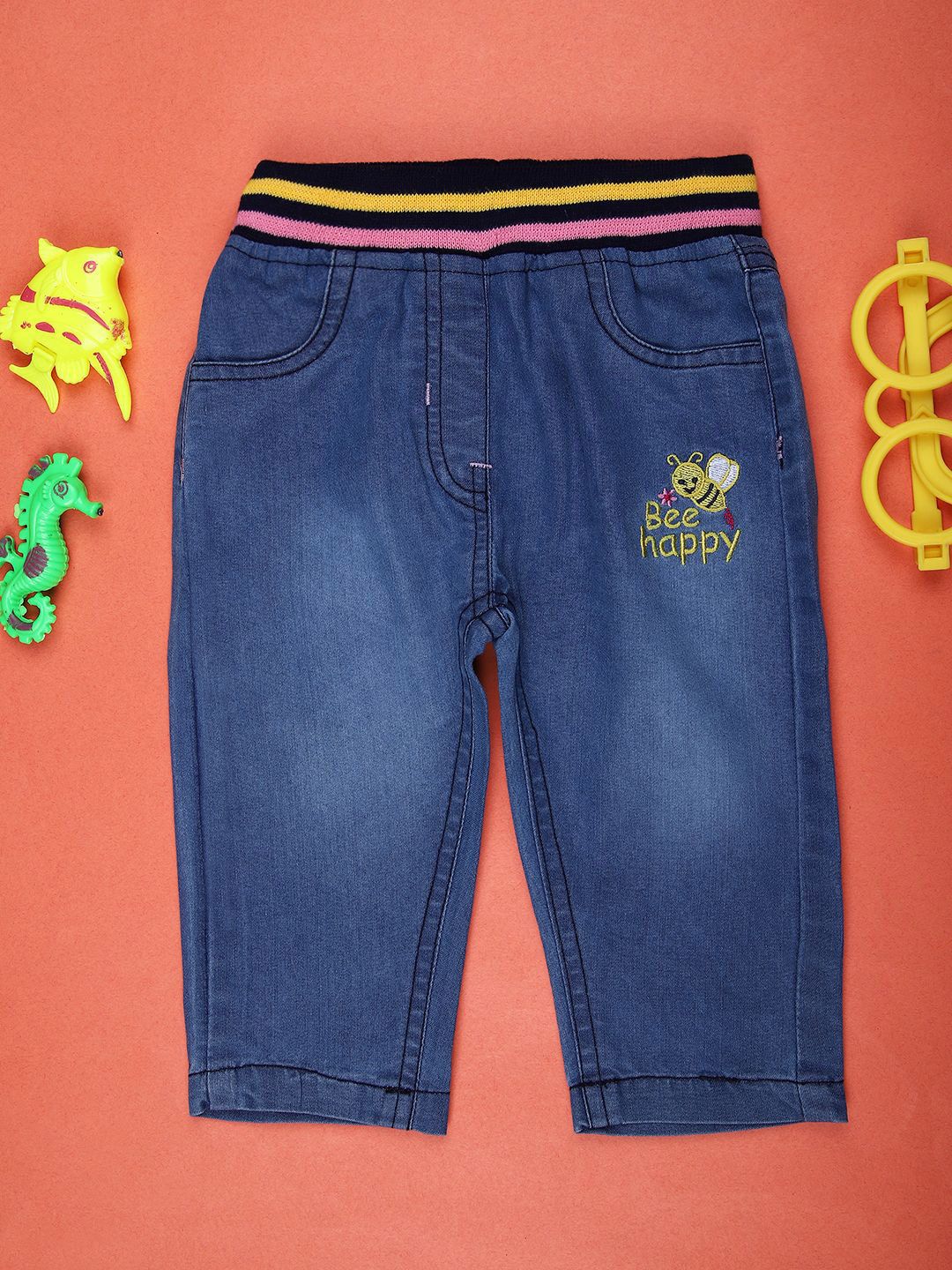 V-Mart Boys Regular Fit Mid-Rise Light Fade Clean Look Jeans-picture-49