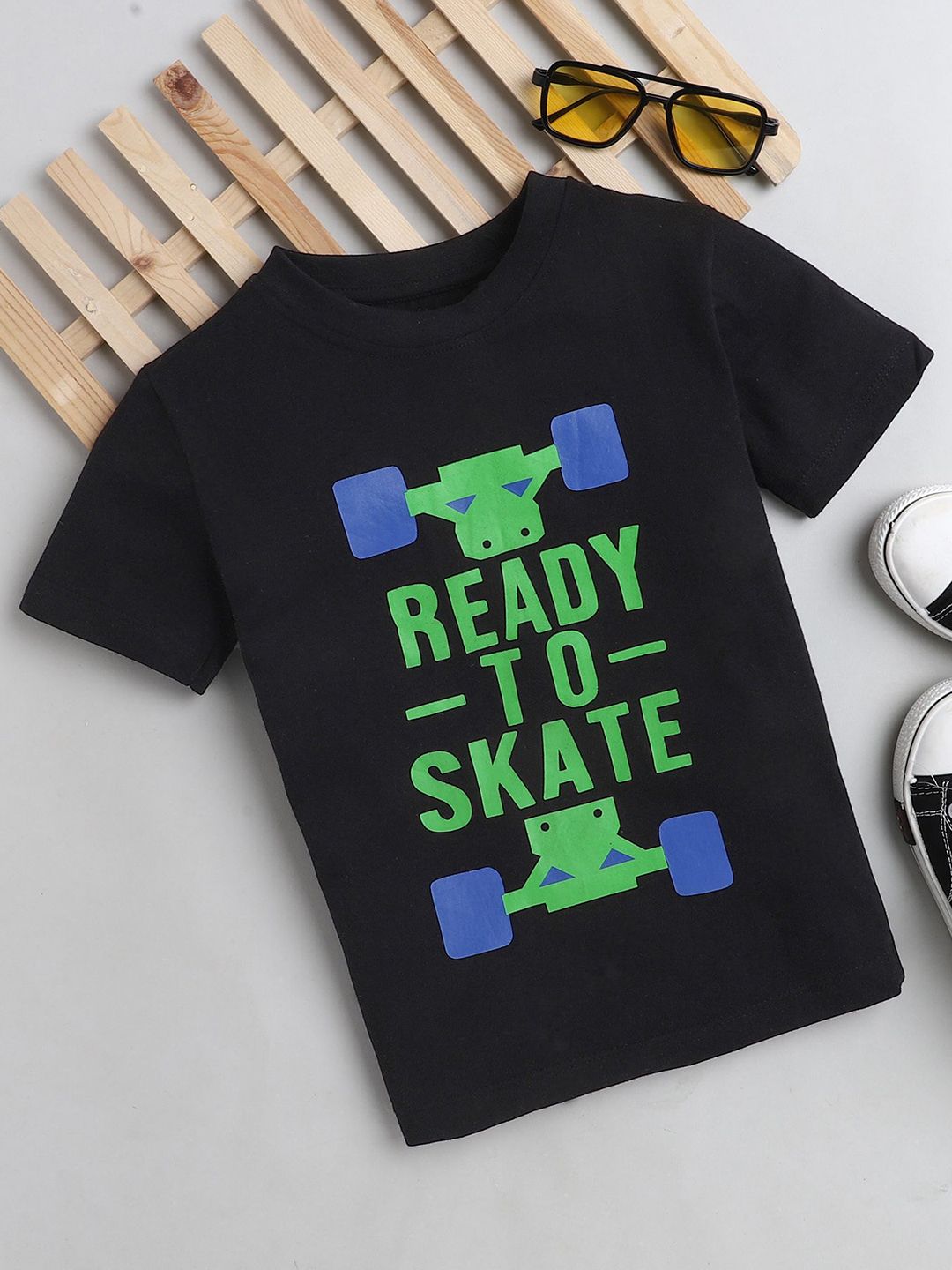 Tiny Toonzzz Boys 1 Graphic Printed Applique T-shirt-picture-44