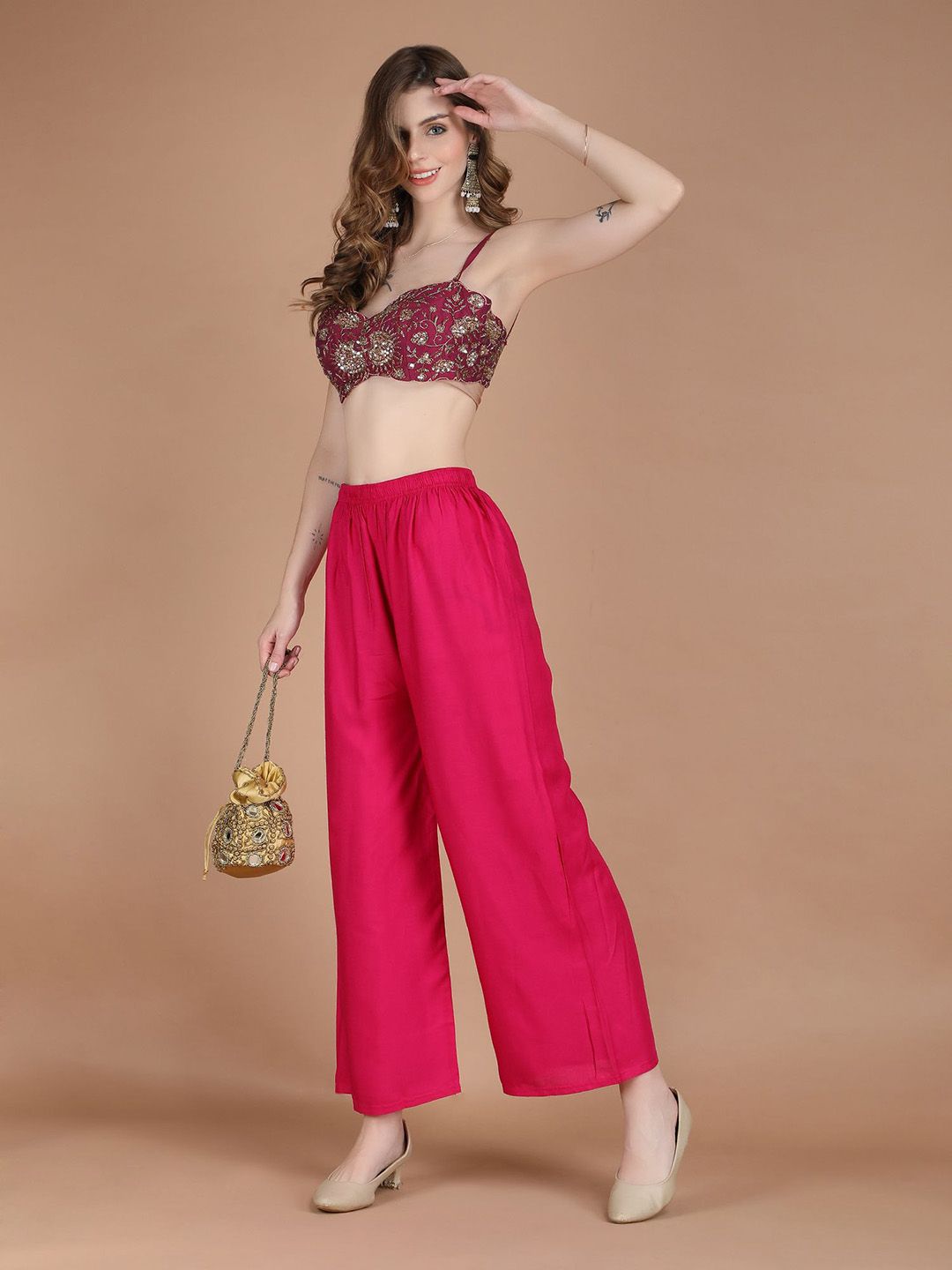 MICHAEL KOVLIN Women Knitted Palazzos-picture-14
