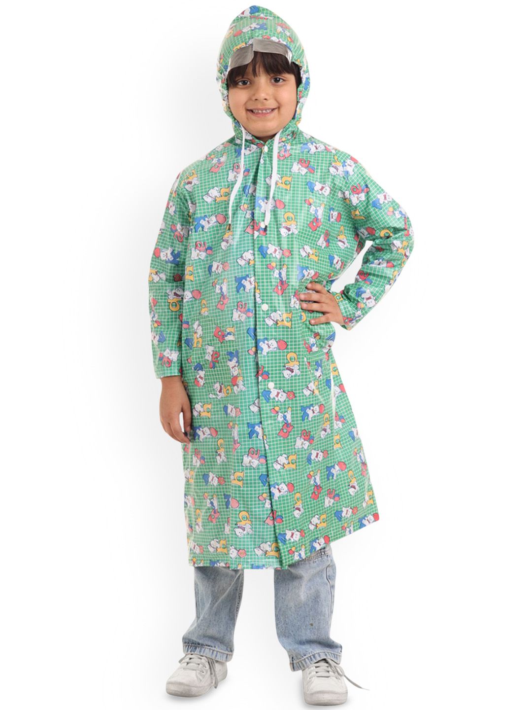 REXBURG Kids Printed Water-Proof Rain Jacket-picture-22