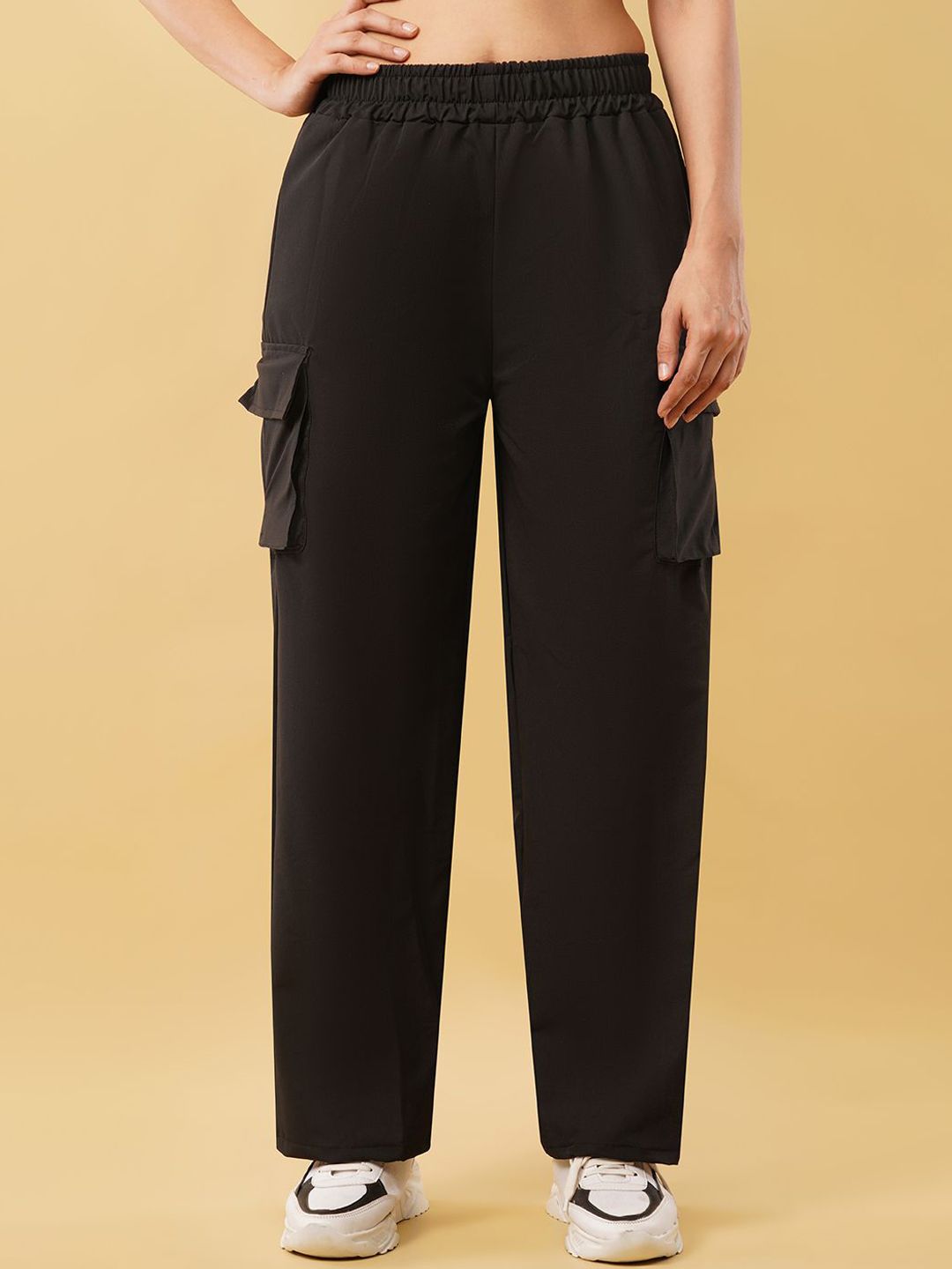 ZOSIC Women Relaxed High-Rise Trousers-picture-11