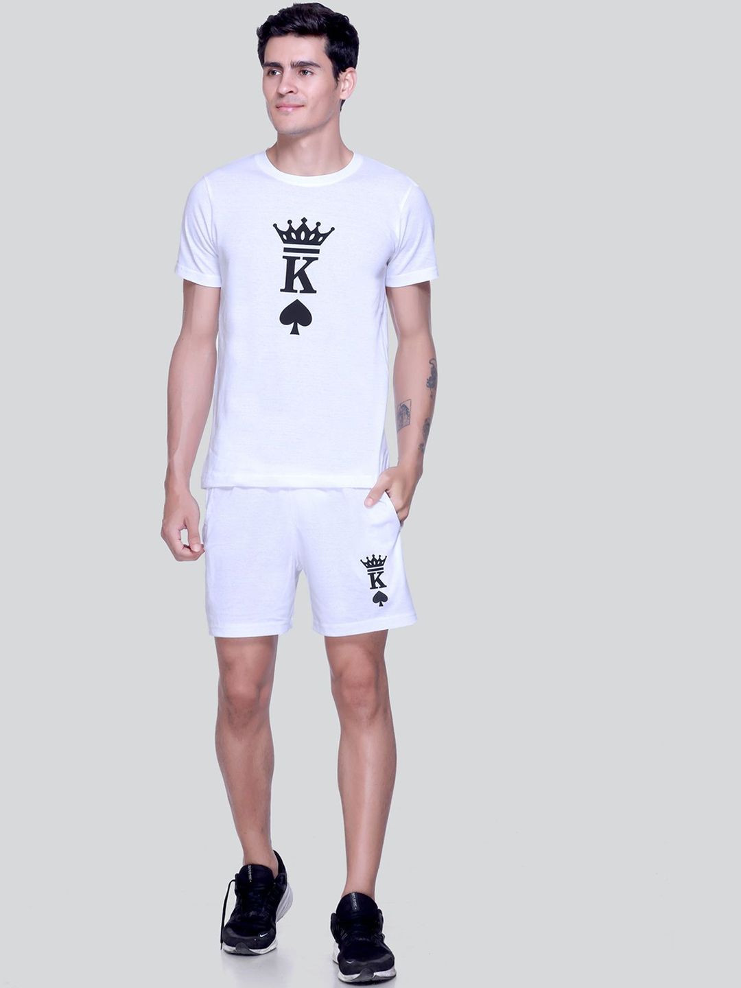 FIRST SLEEP Men Printed Night suit-picture-11