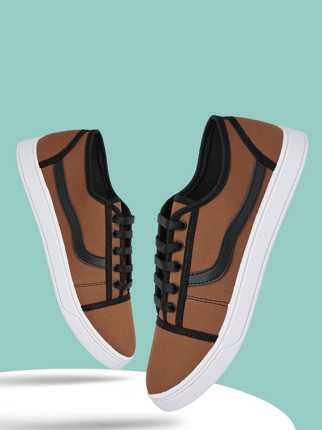 Spotwalk Men Striped Sneakers-picture-13