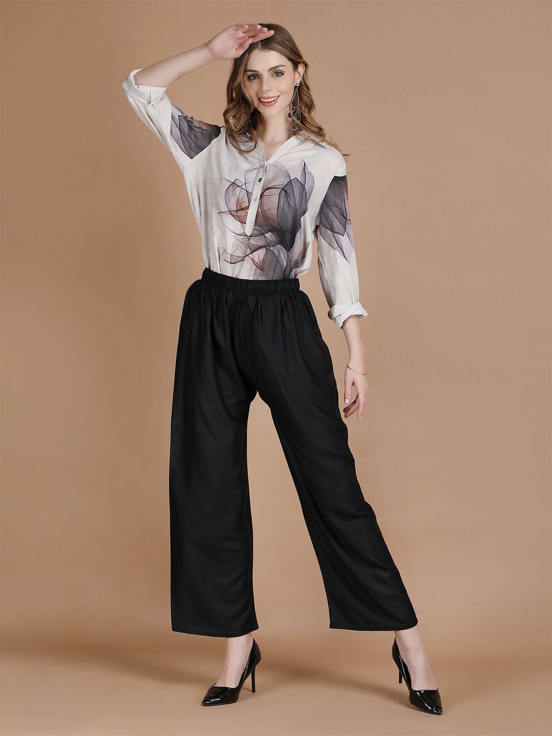 MICHAEL KOVLIN Women Wide Leg Trousers-picture-18