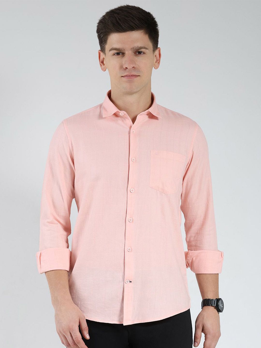 Monte Carlo Spread Collar Regular Fit Casual Shirt-picture-18