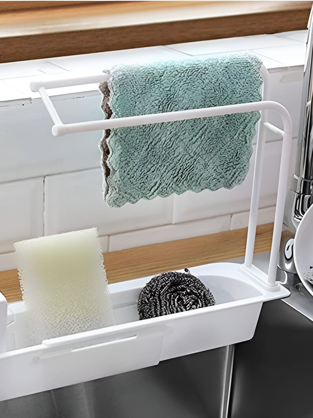 upkaranwale White Solid Plastic Bath Accessories Set-picture-17