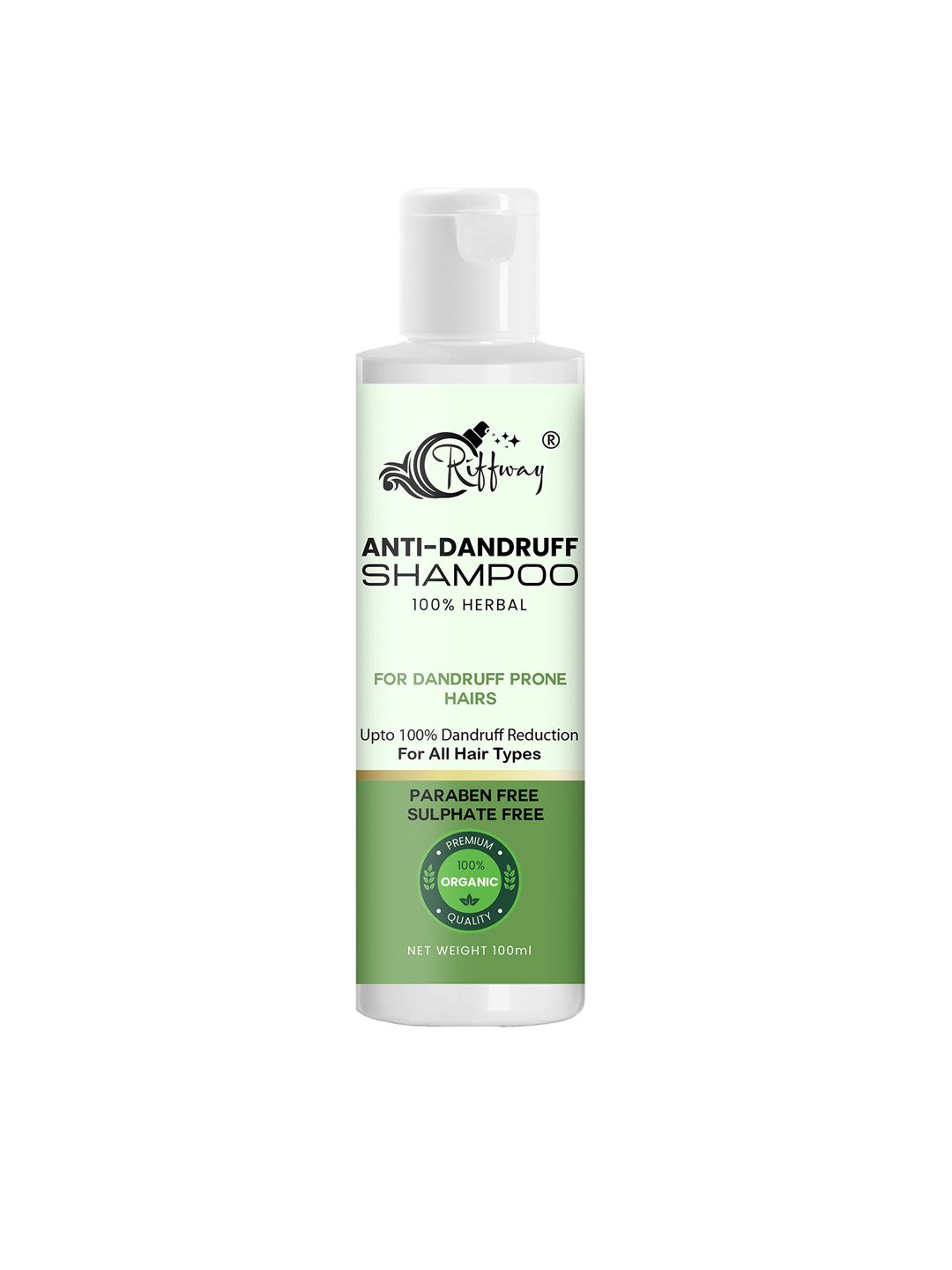 riffway Anti-Dandruff Shampoo For All Types Hairs - 100 ml-picture-1