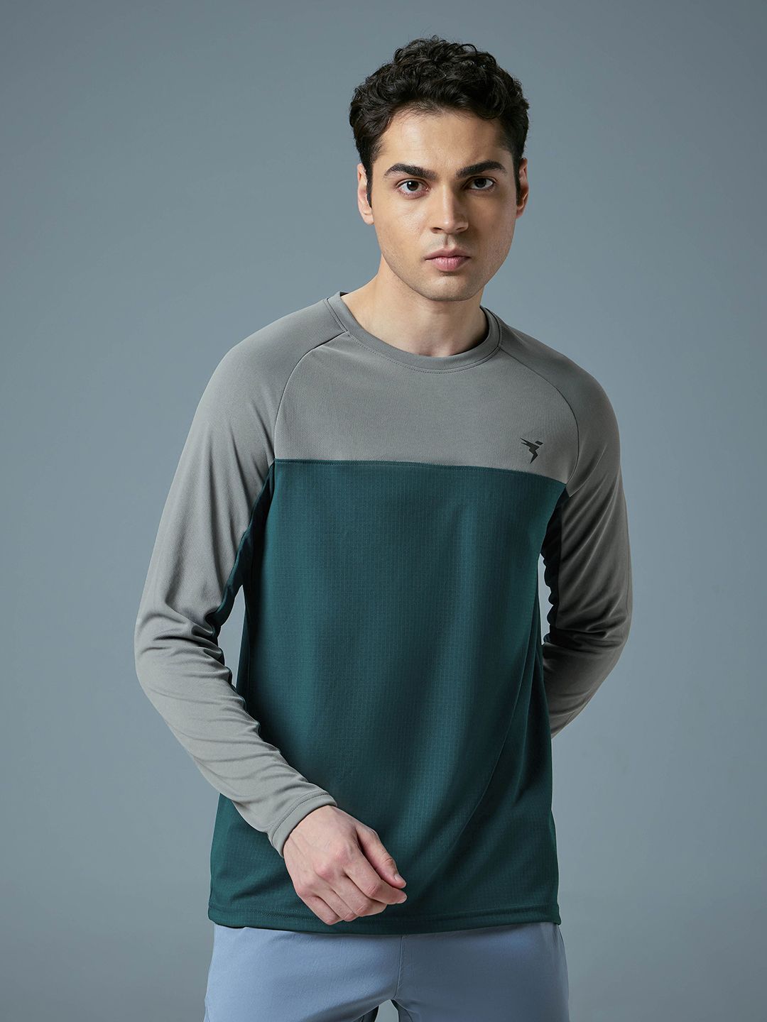 Technosport SS25 Colourblocked Antimicrobial Slim Fit T-Shirt-picture-41