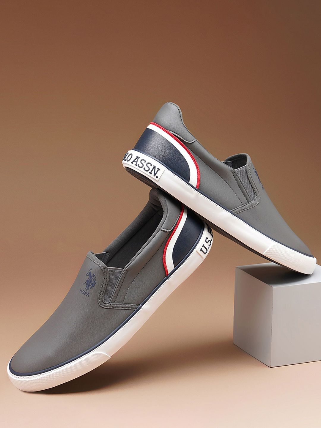 U.S. Polo Assn. Men PU Sneakers Casual Shoes-picture-24